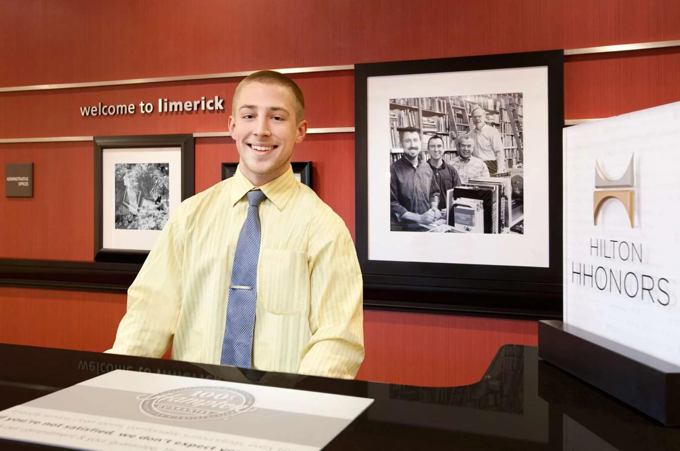 Lobby or reception in Hampton Inn Limerick