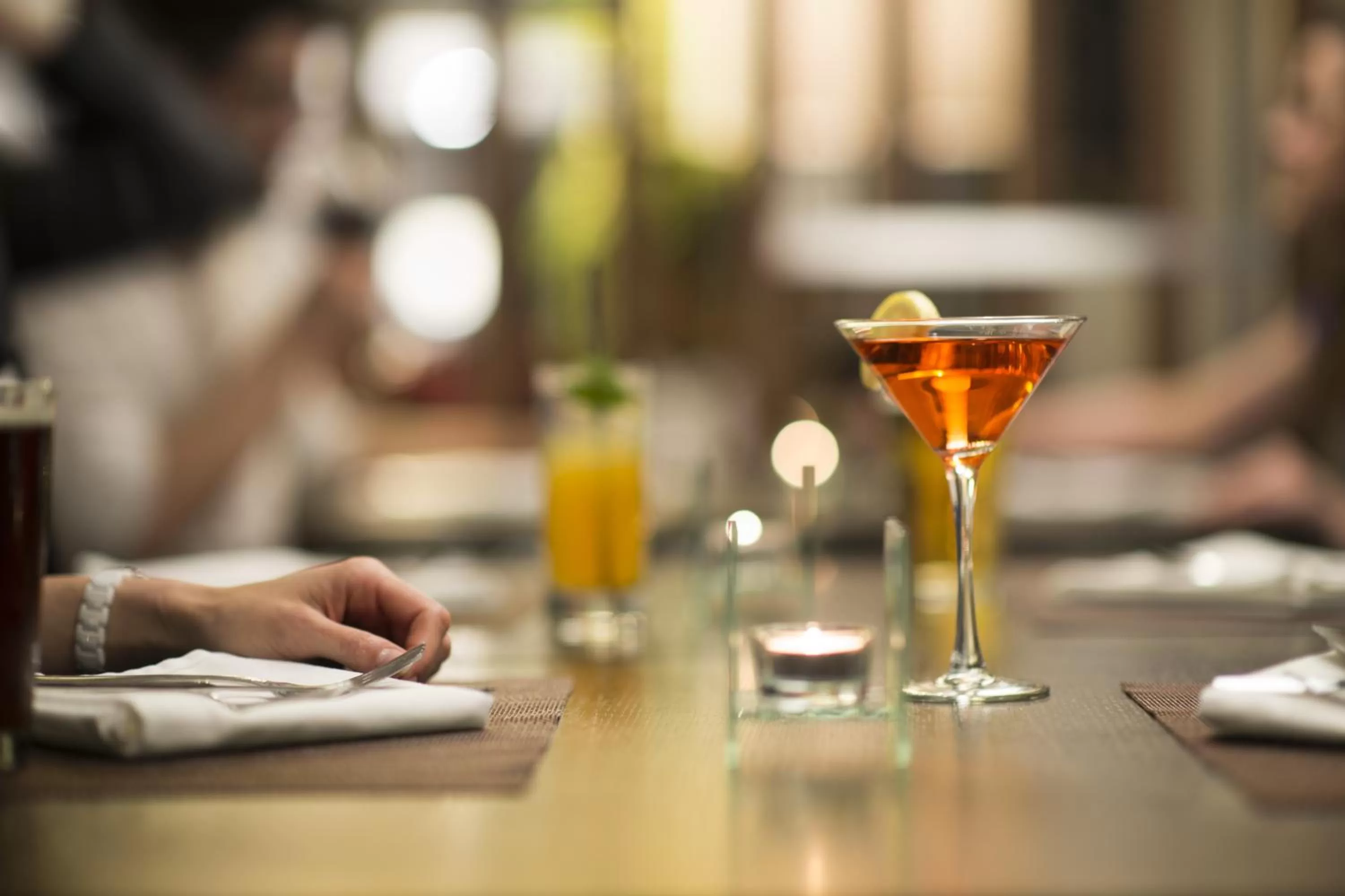 Alcoholic drinks in The Madison Concourse Hotel