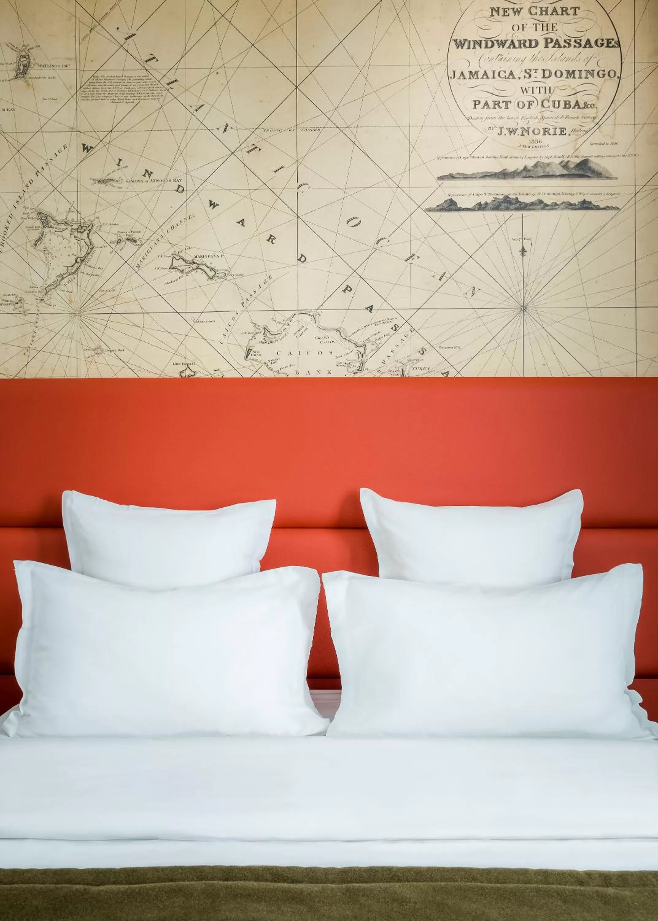 Decorative detail, Bed in Hotel Scarlett