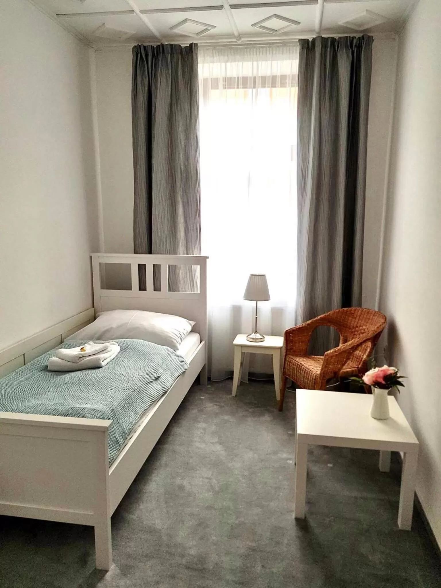 Bed in Hotel Amadeus