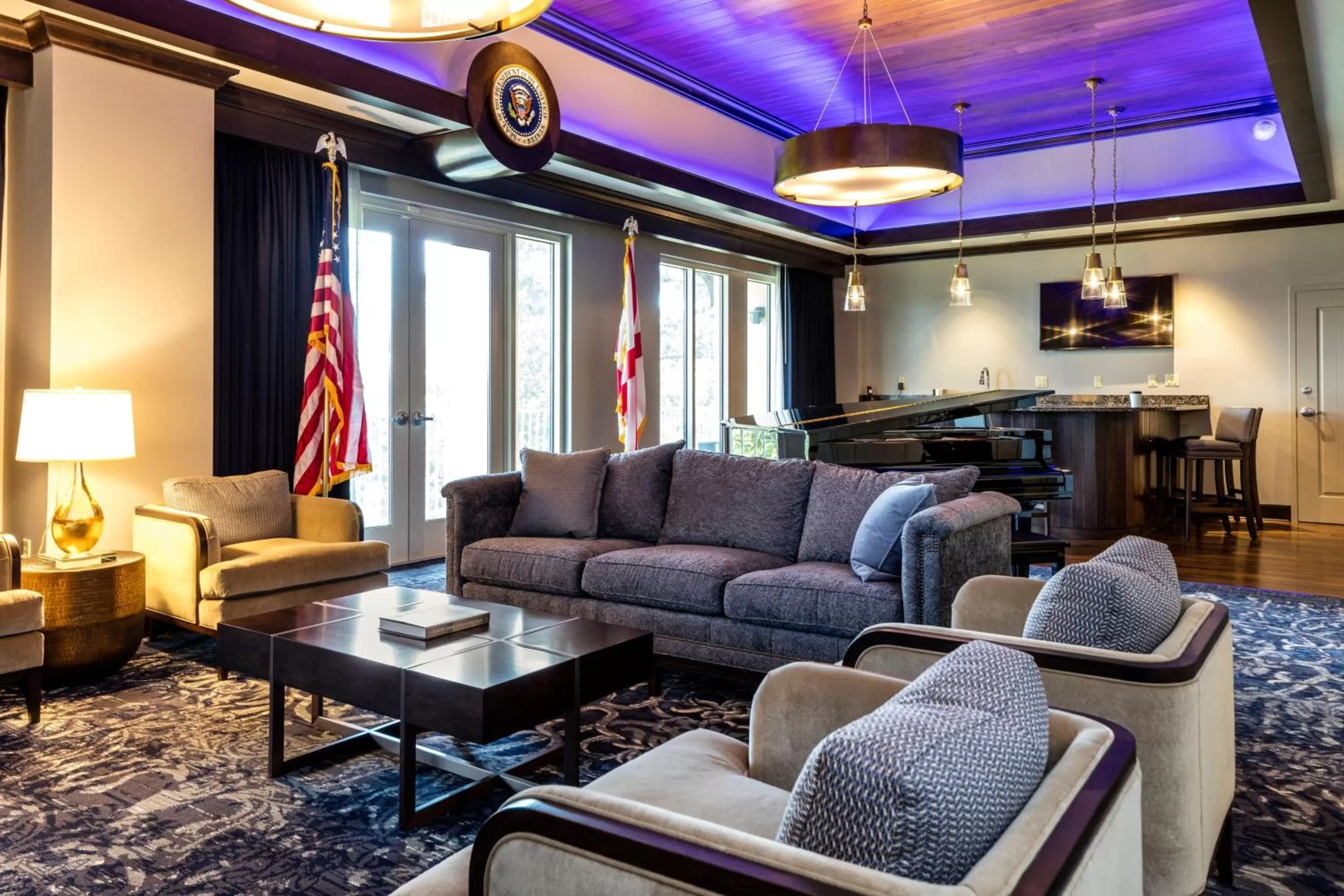 Living room in Auburn Marriott Opelika Resort & Spa at Grand National