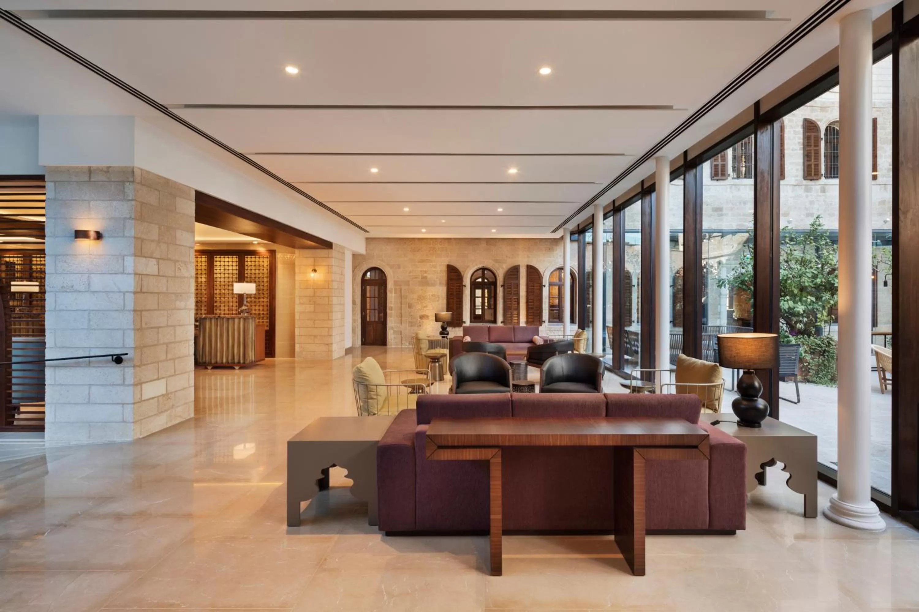 Lobby or reception in The Setai Tel Aviv, a Member of the leading hotels of the world