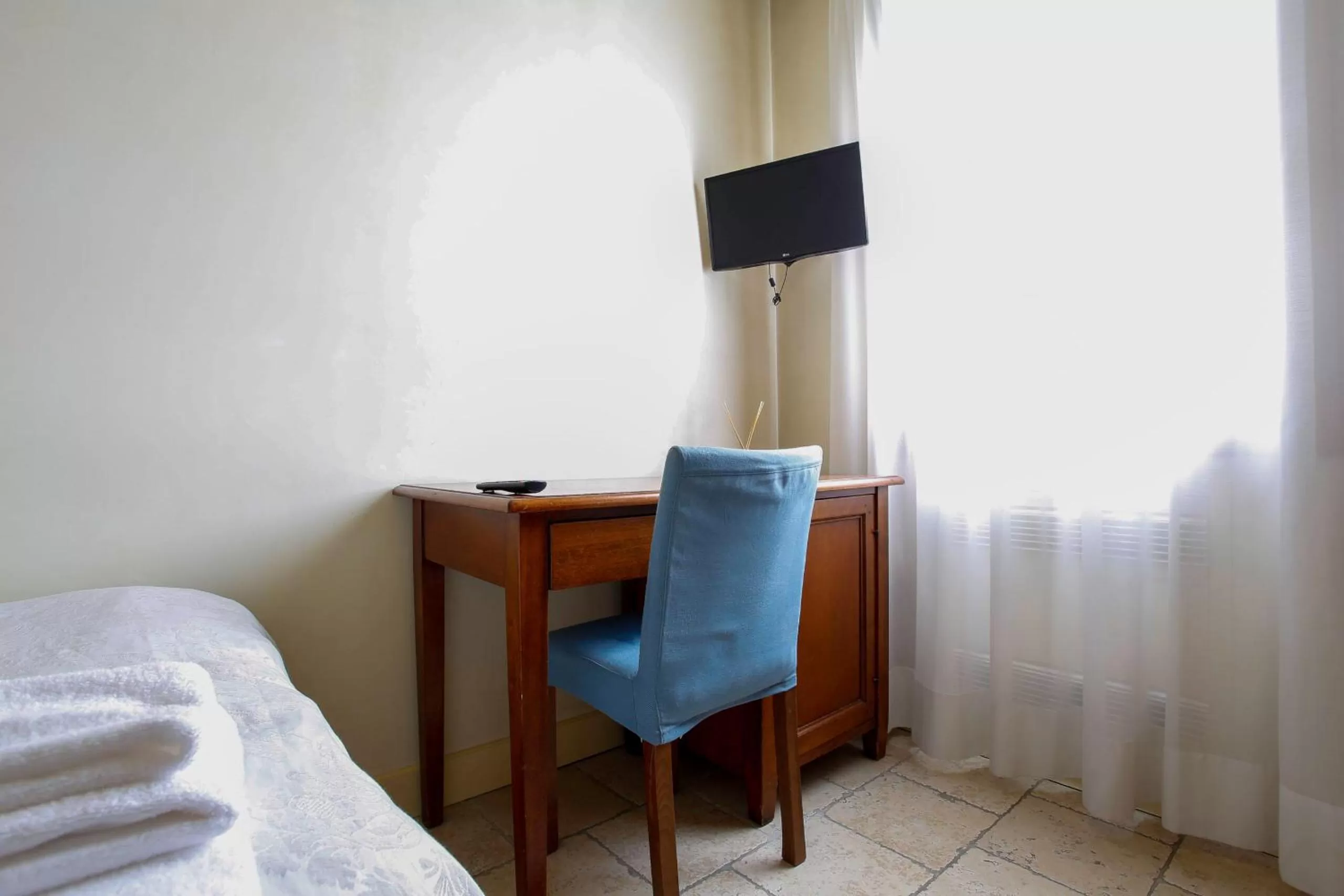 Bed, TV/Entertainment Center in Relais Villa Selvatico