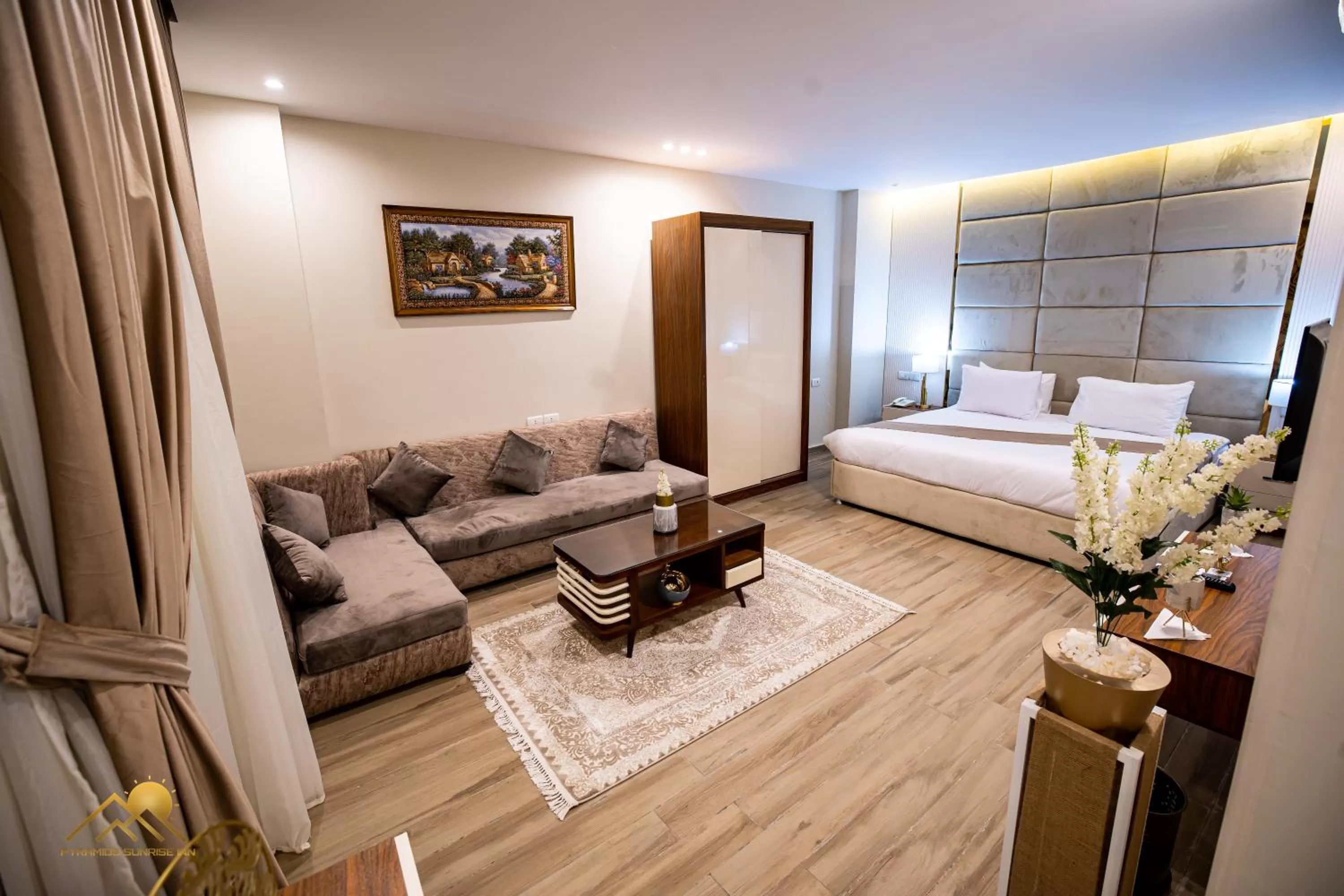 Bed in Pyramids sunrise inn