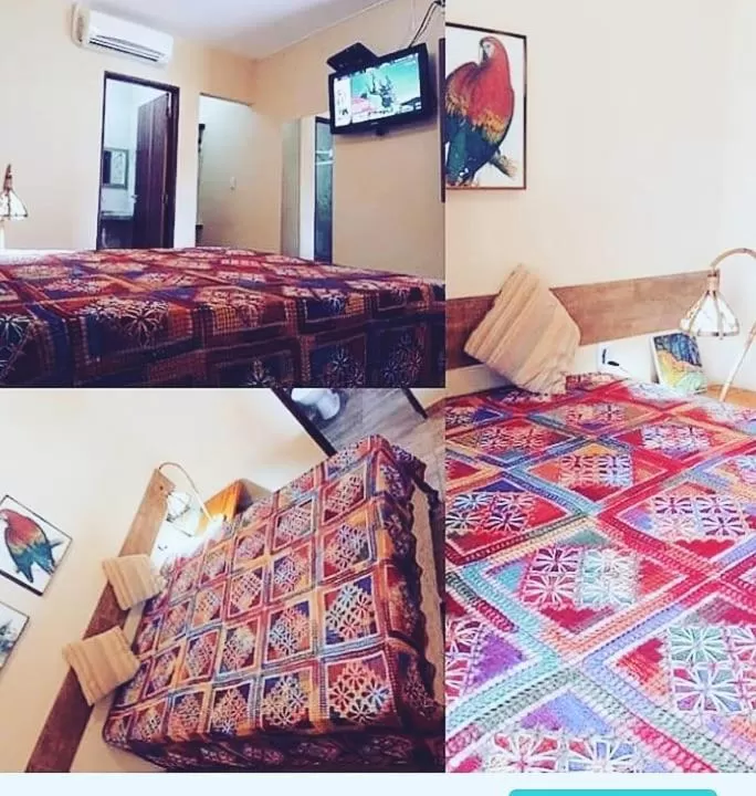 Bed in Pousada São Miguel dos Milagres