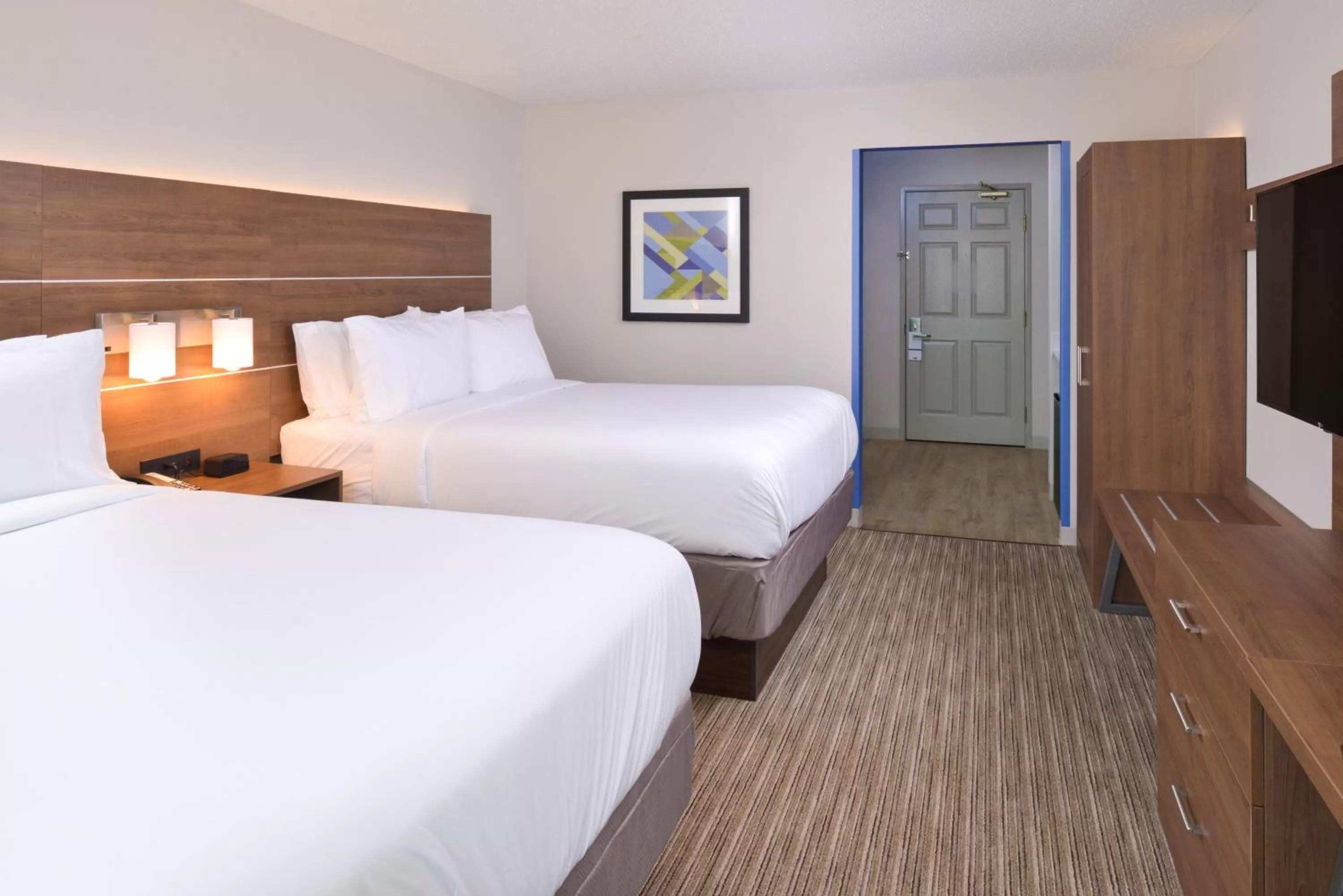 Queen Room with Two Queen Beds - Non-Smoking in Holiday Inn Express & Suites - Omaha - 120th and Maple, an IHG Hotel