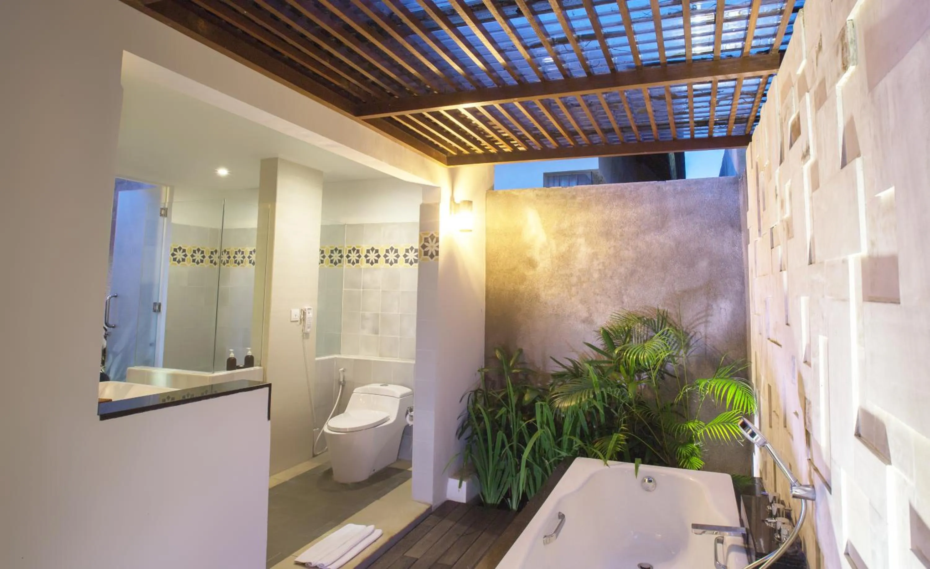Shower in The Astari Villa and Residence
