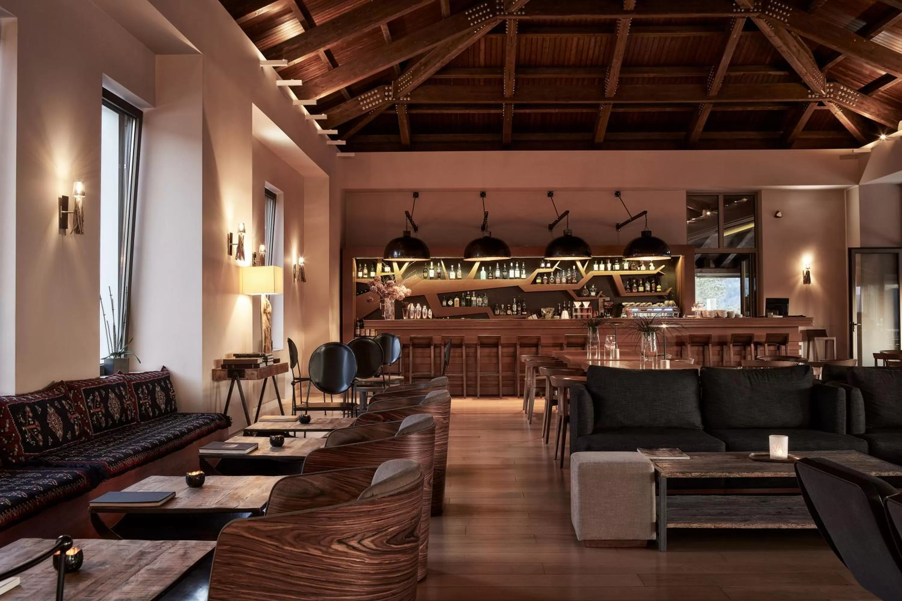 Lounge or bar in Grand Forest Metsovo - Leading Hotels of the World