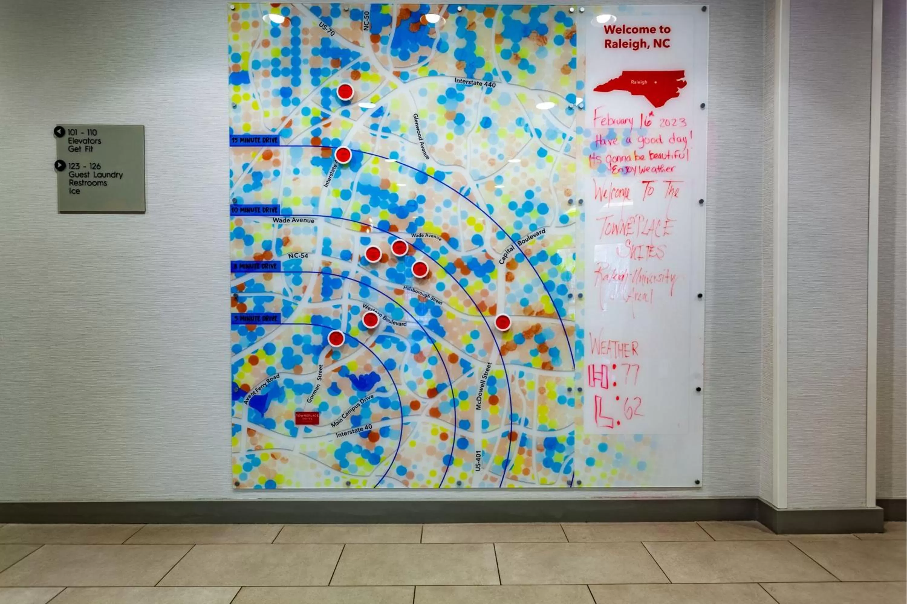 View (from property/room) in TownePlace Suites by Marriott Raleigh - University Area