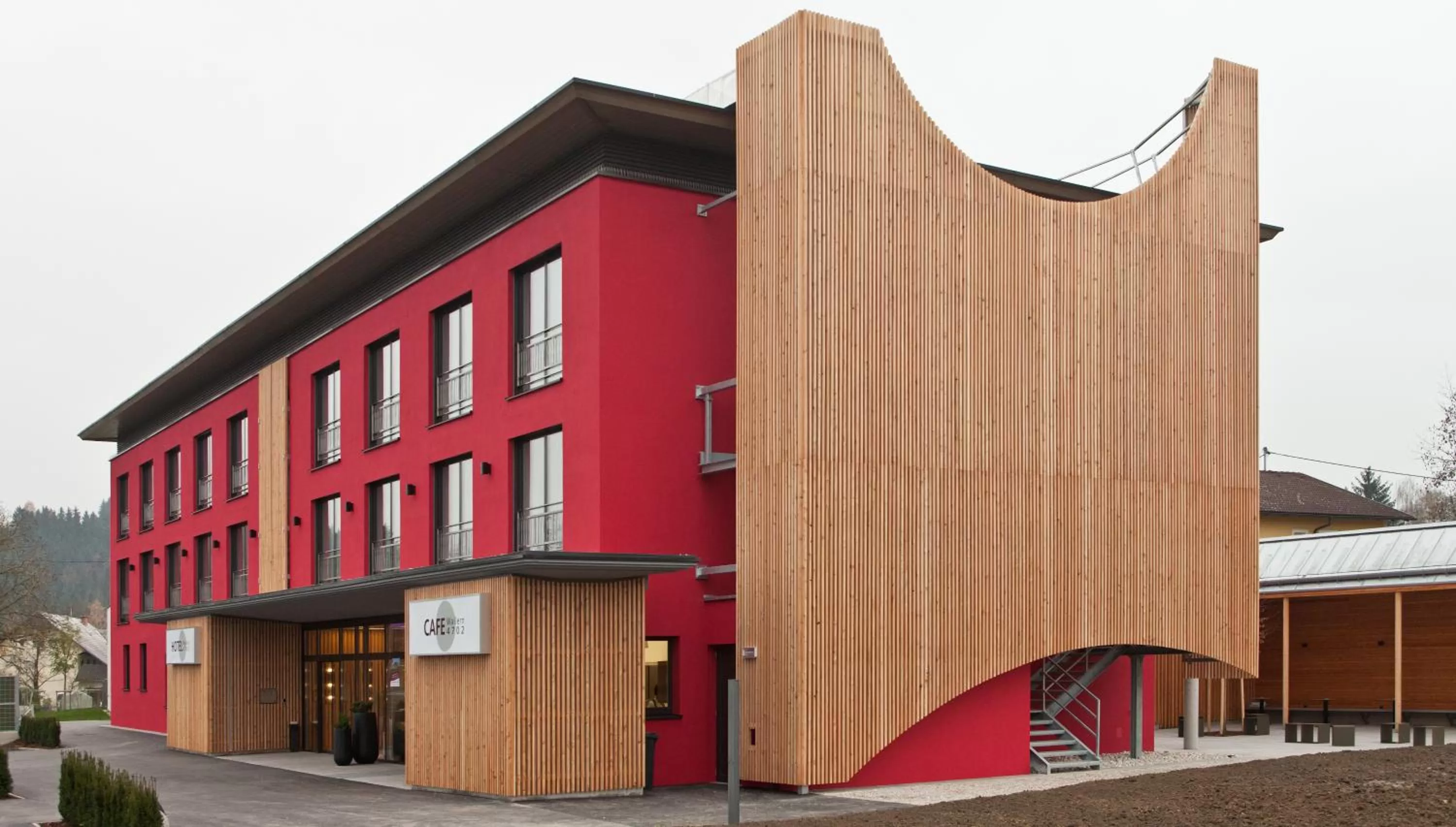 Property Building in Hotel Wallern Garni