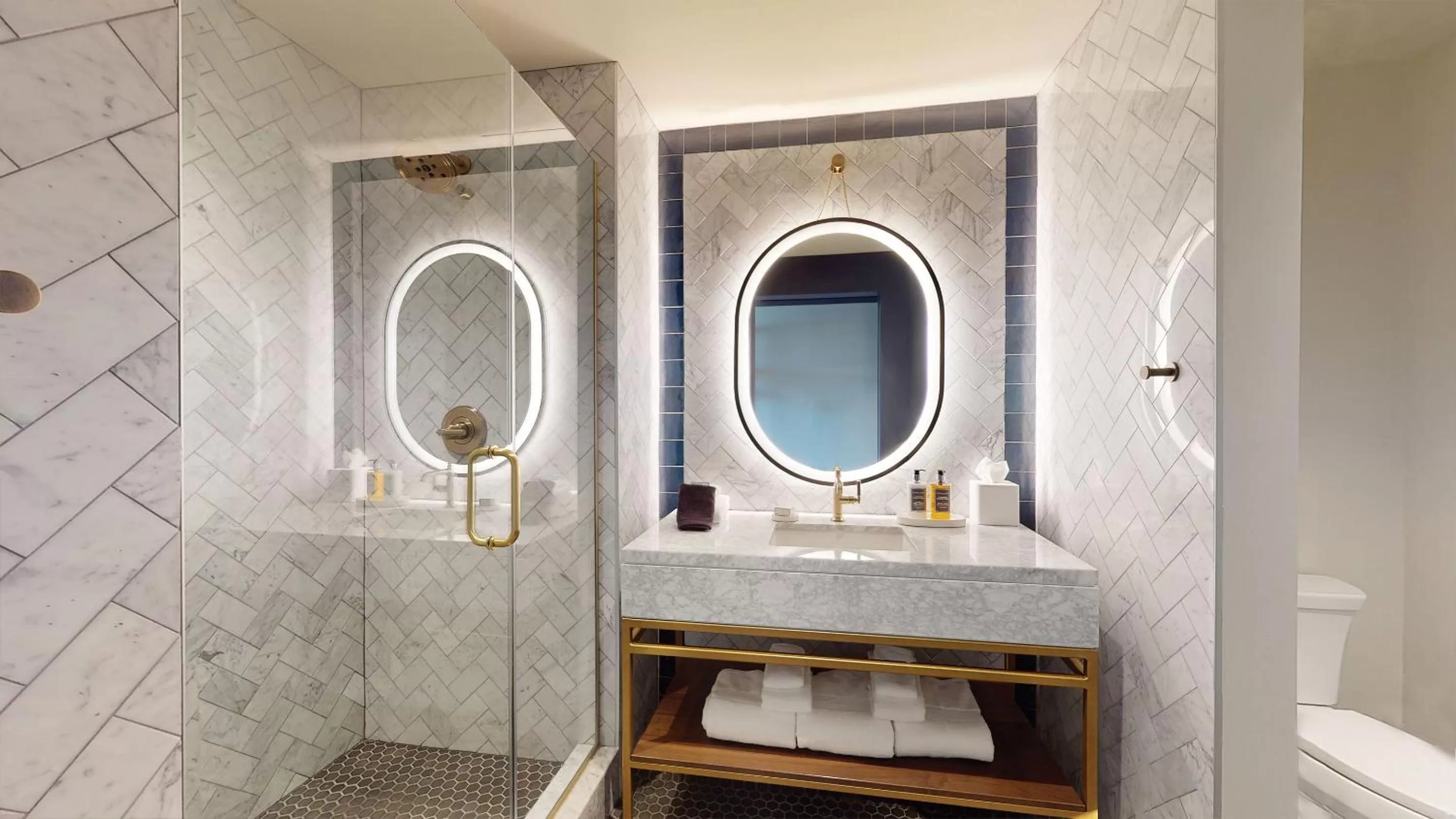 Shower in The Restoration Asheville