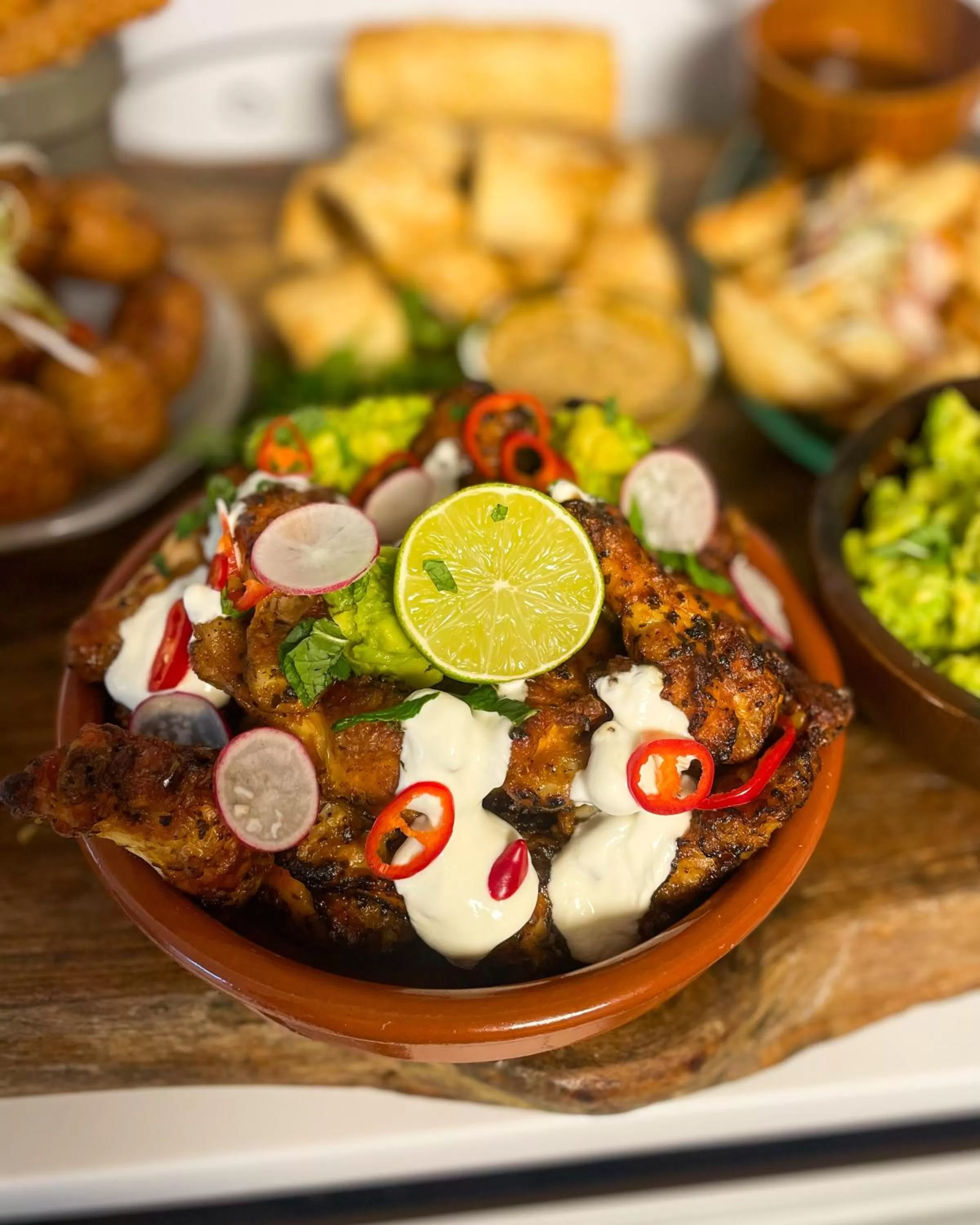 Food in The Stones Hotel