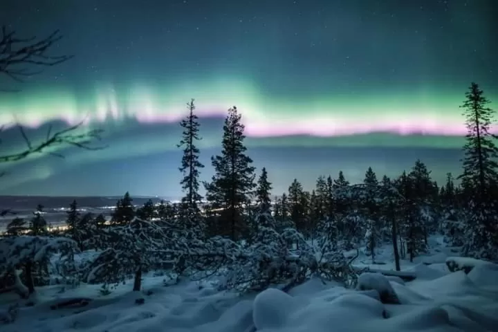 Winter in Karemajat Panorama hotel