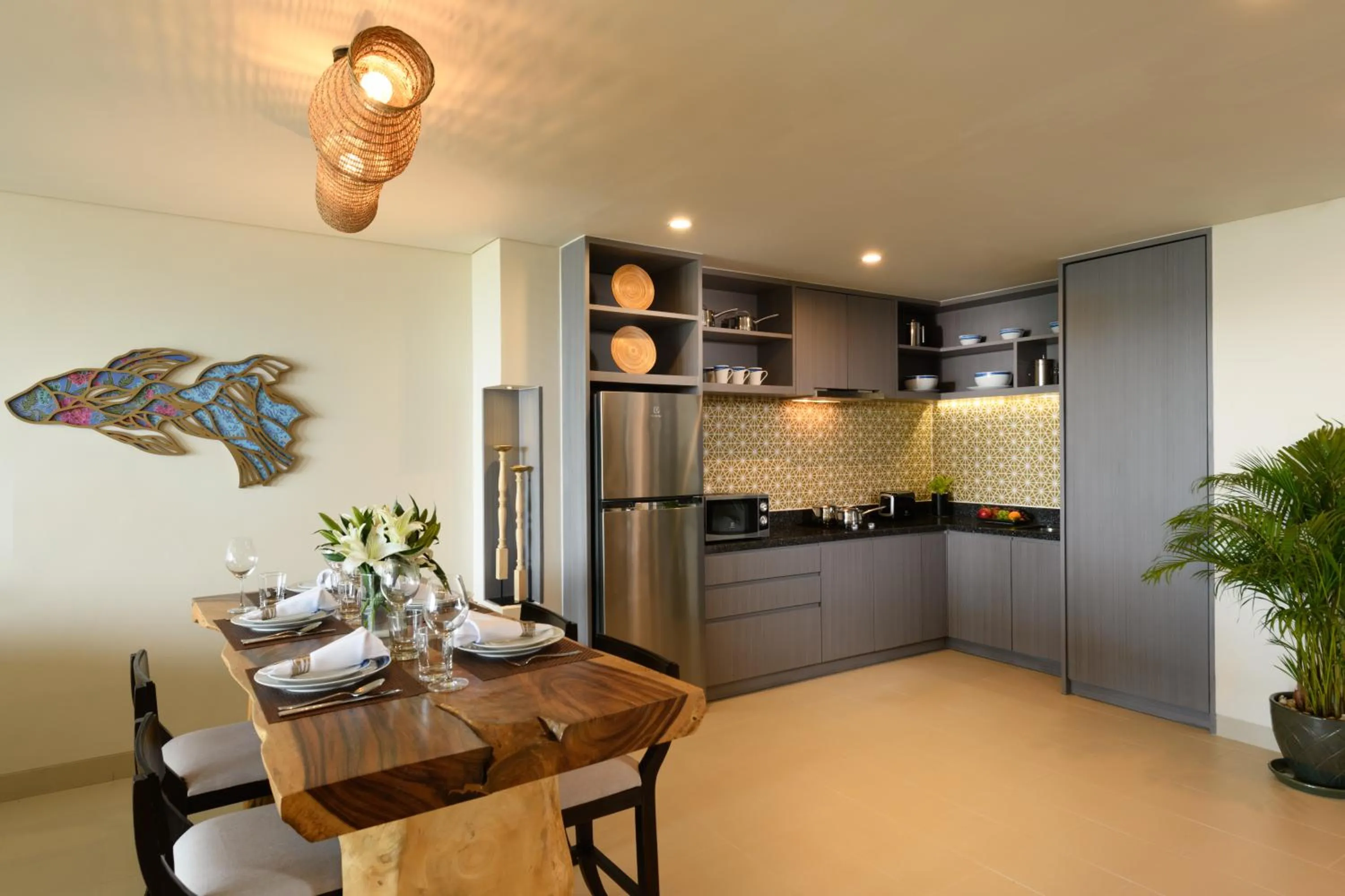 Kitchen or kitchenette in Anantara Vacation Club Mai Khao Phuket