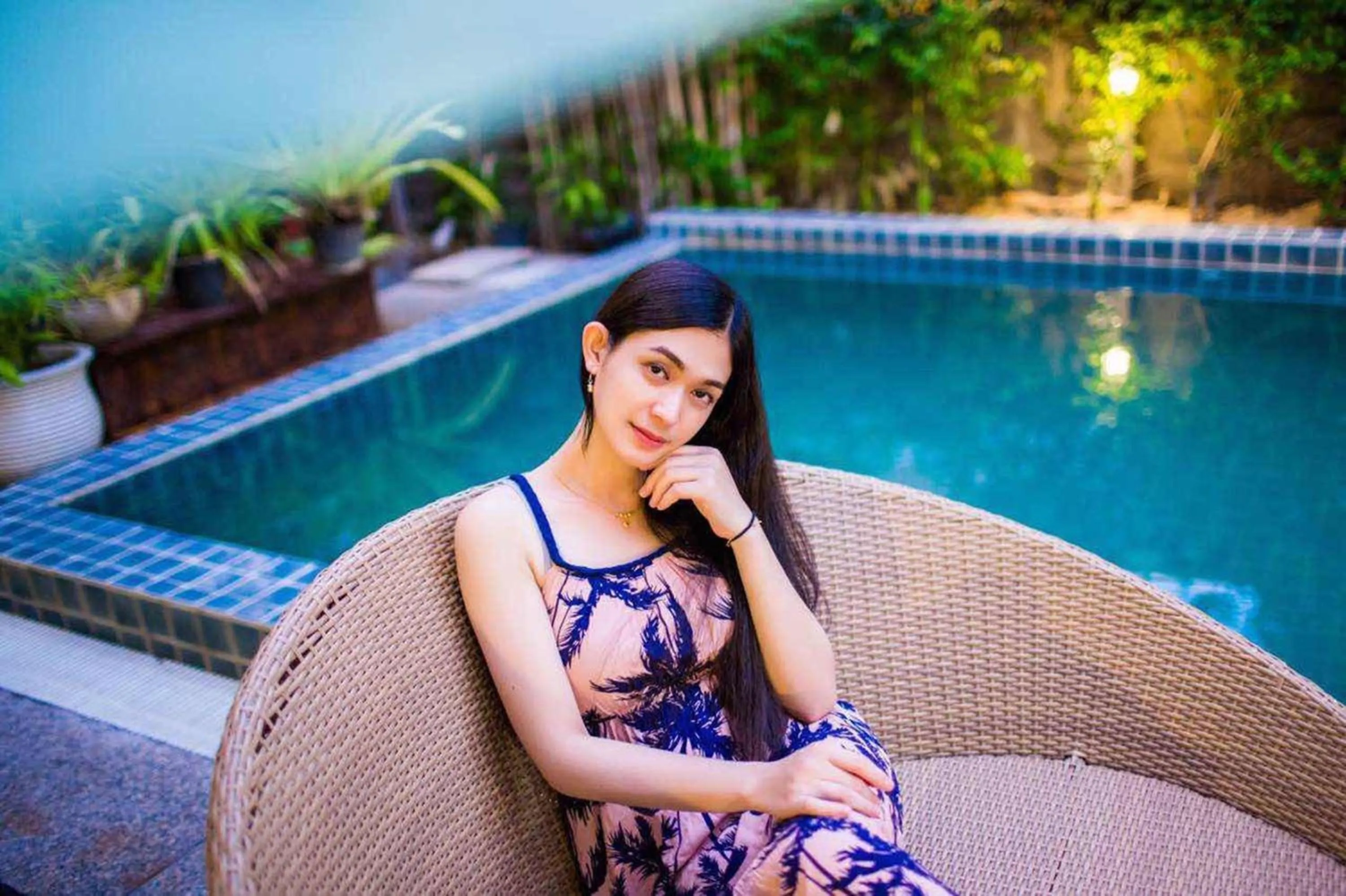 Swimming pool in Mandala House, Chiang Mai