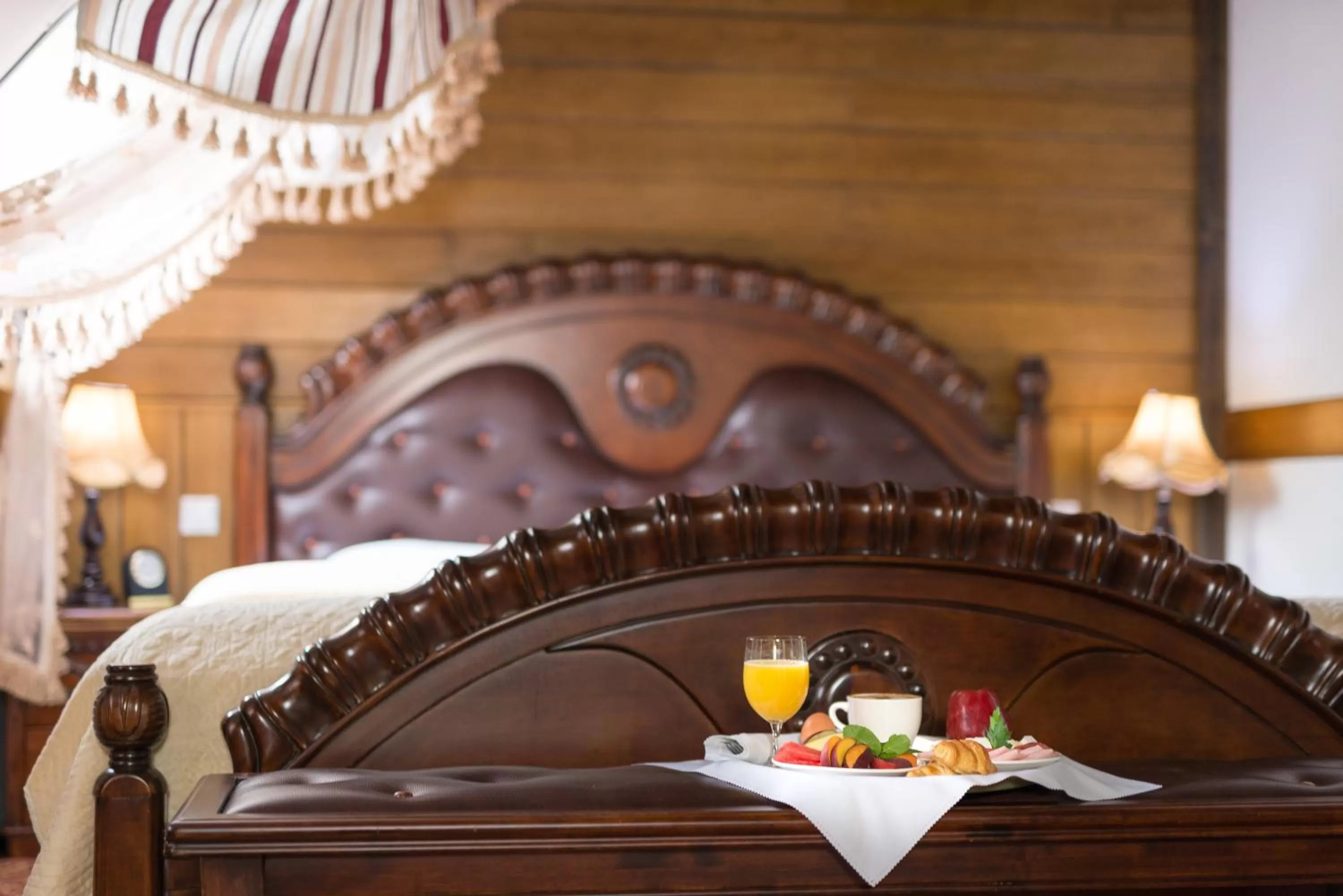 Bed in Zámek Lužec Spa & Wellness Resort