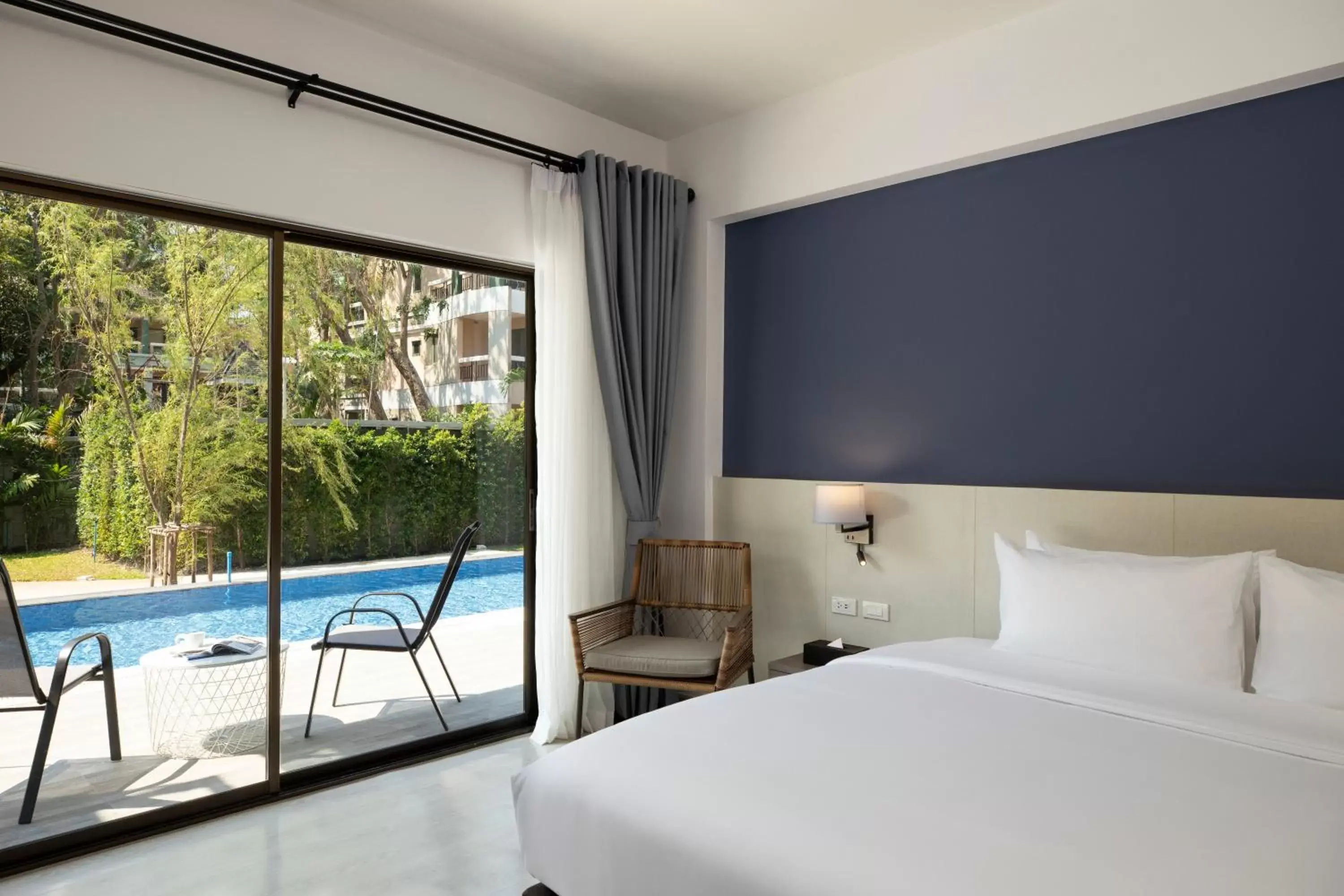 Deluxe King Room with Pool Access in Centra by Centara Cha Am Beach Resort Hua Hin SHA Plus Deluxe King Room with Pool Access in Centra by Centara Cha Am Beach Resort Hua Hin SHA Plus