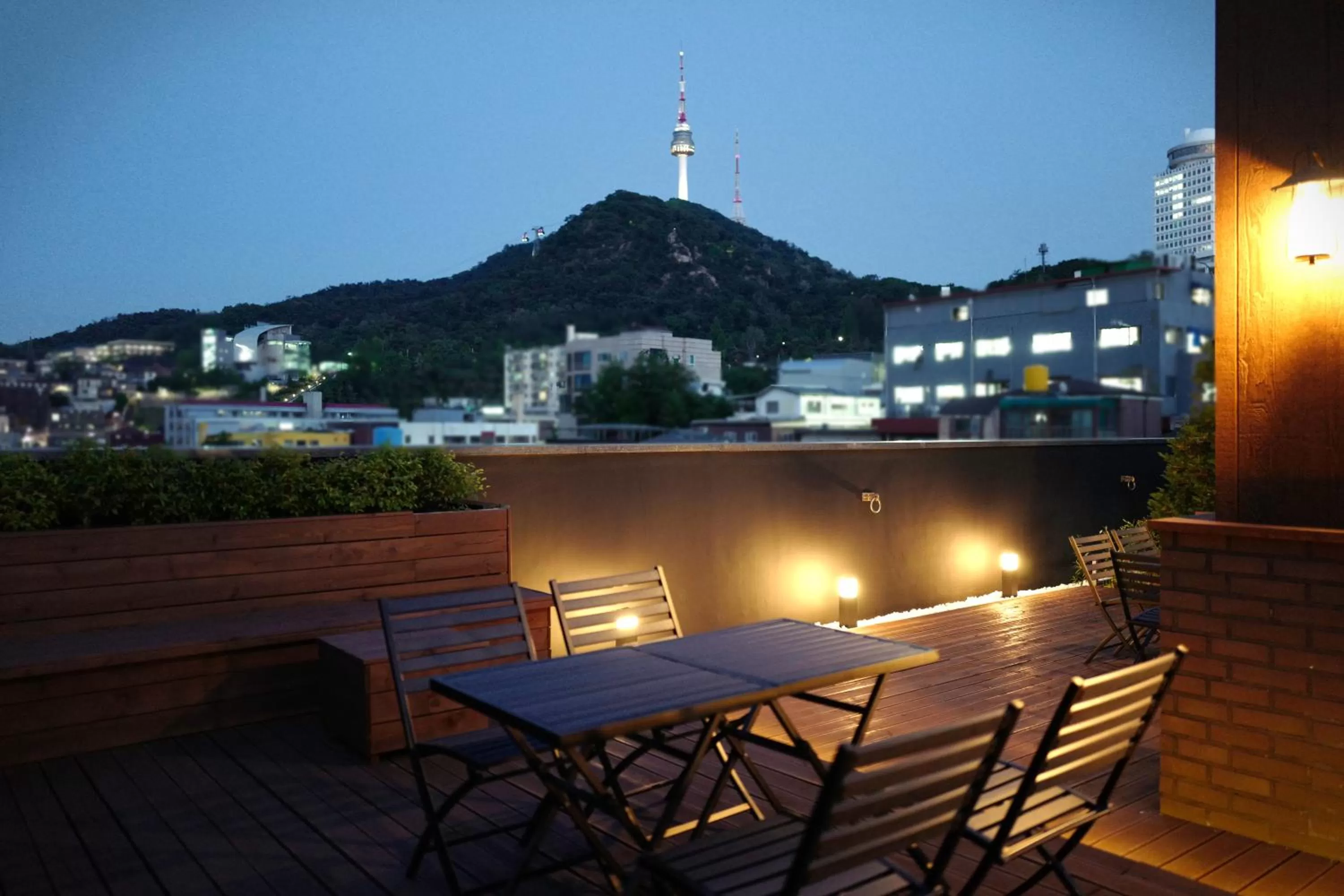 Patio in Hotel Lumia Myeongdong