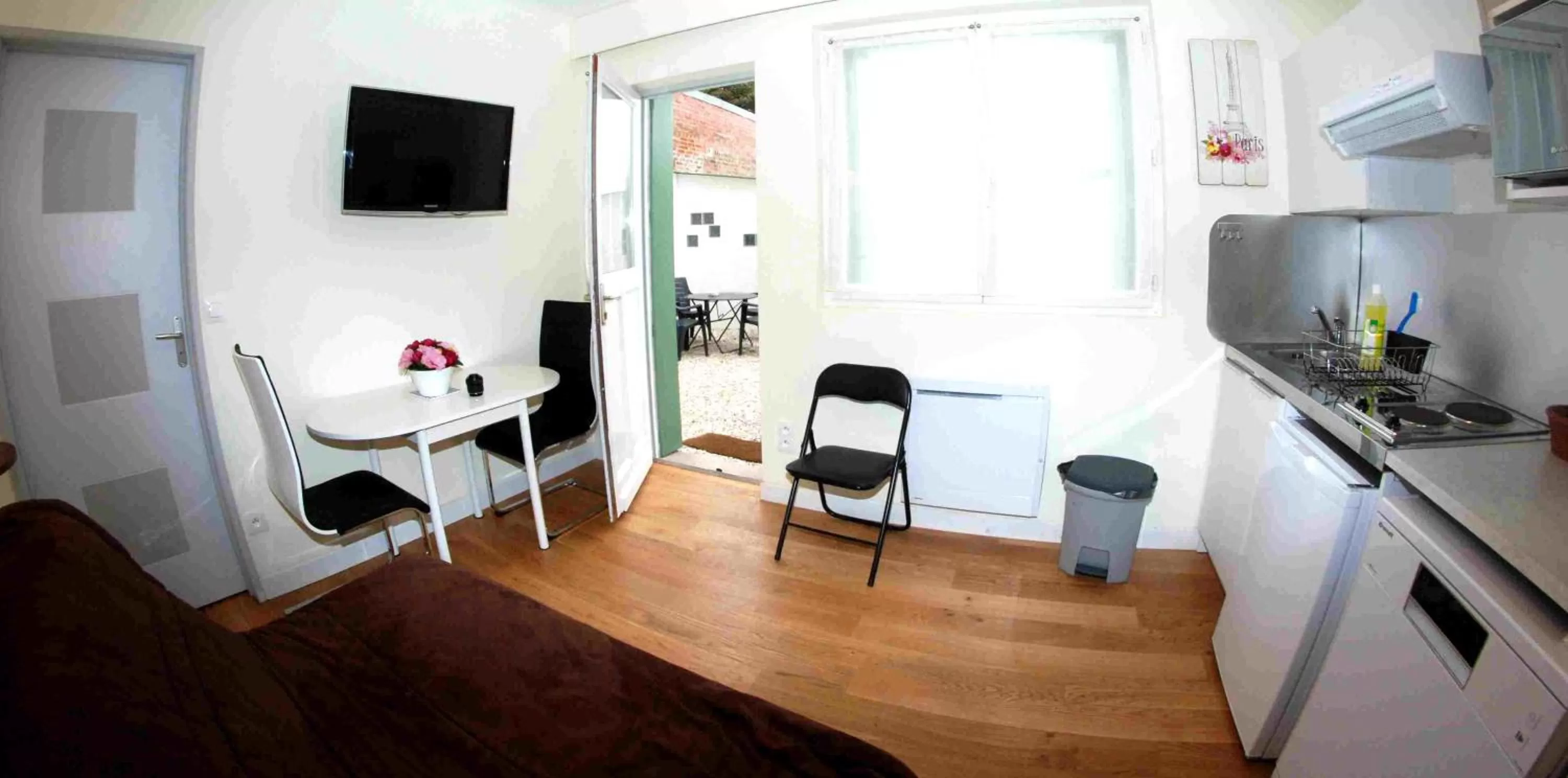 Kitchen/Kitchenette in Apparthotel Douai Gare