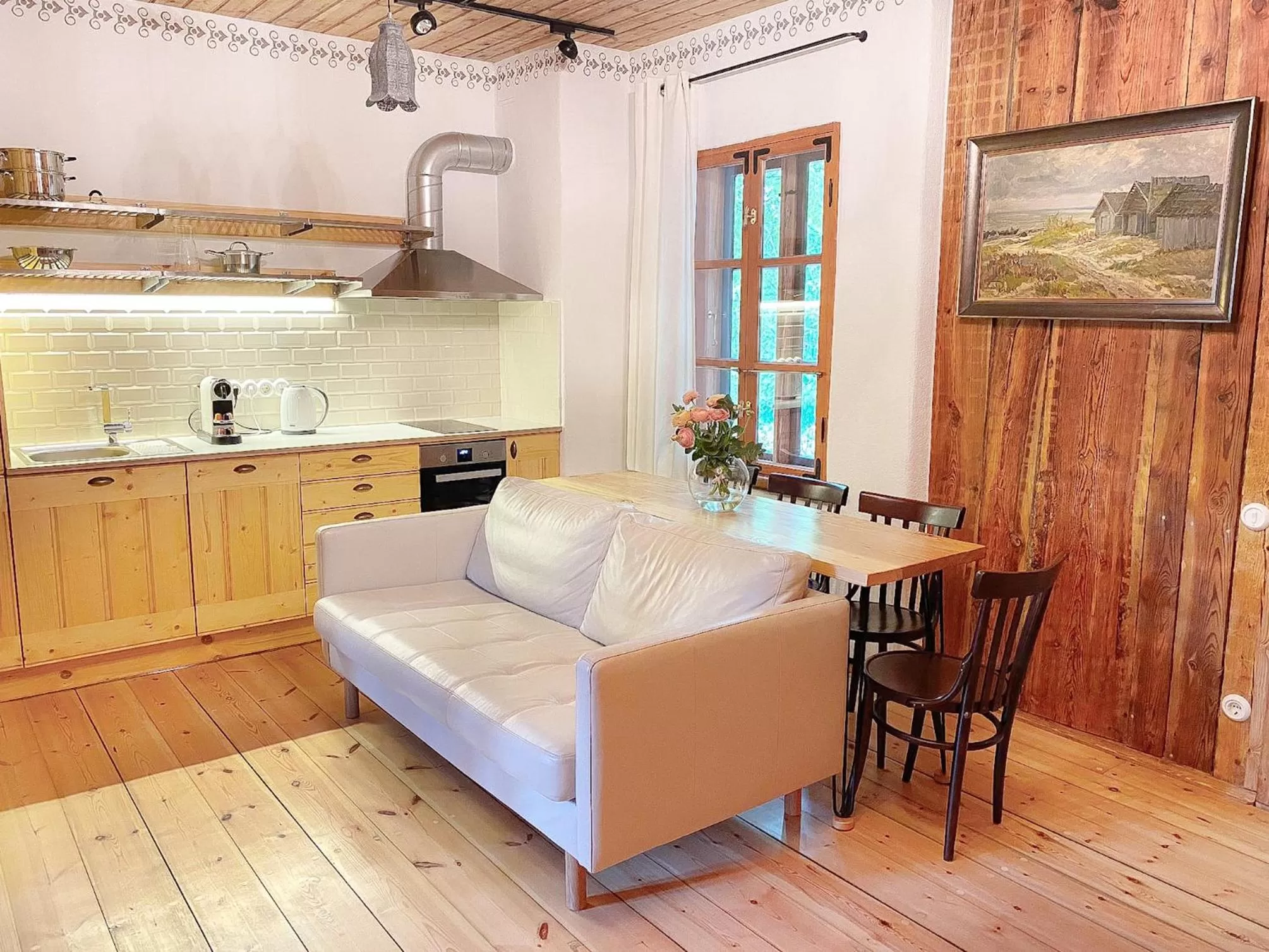 Kitchen or kitchenette in Villa Gaida