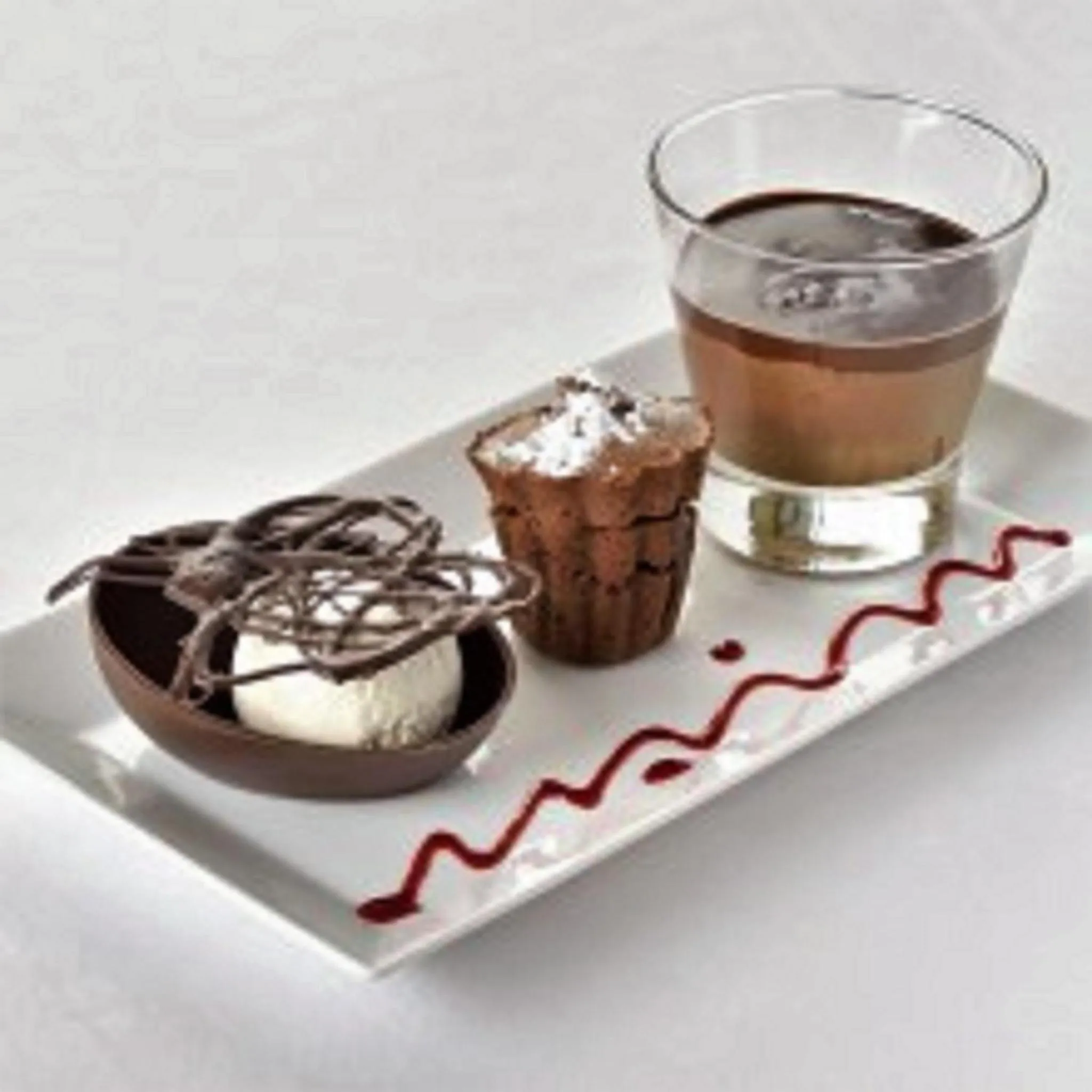 Food close-up in Hotel Restaurant Au Boeuf Couronné