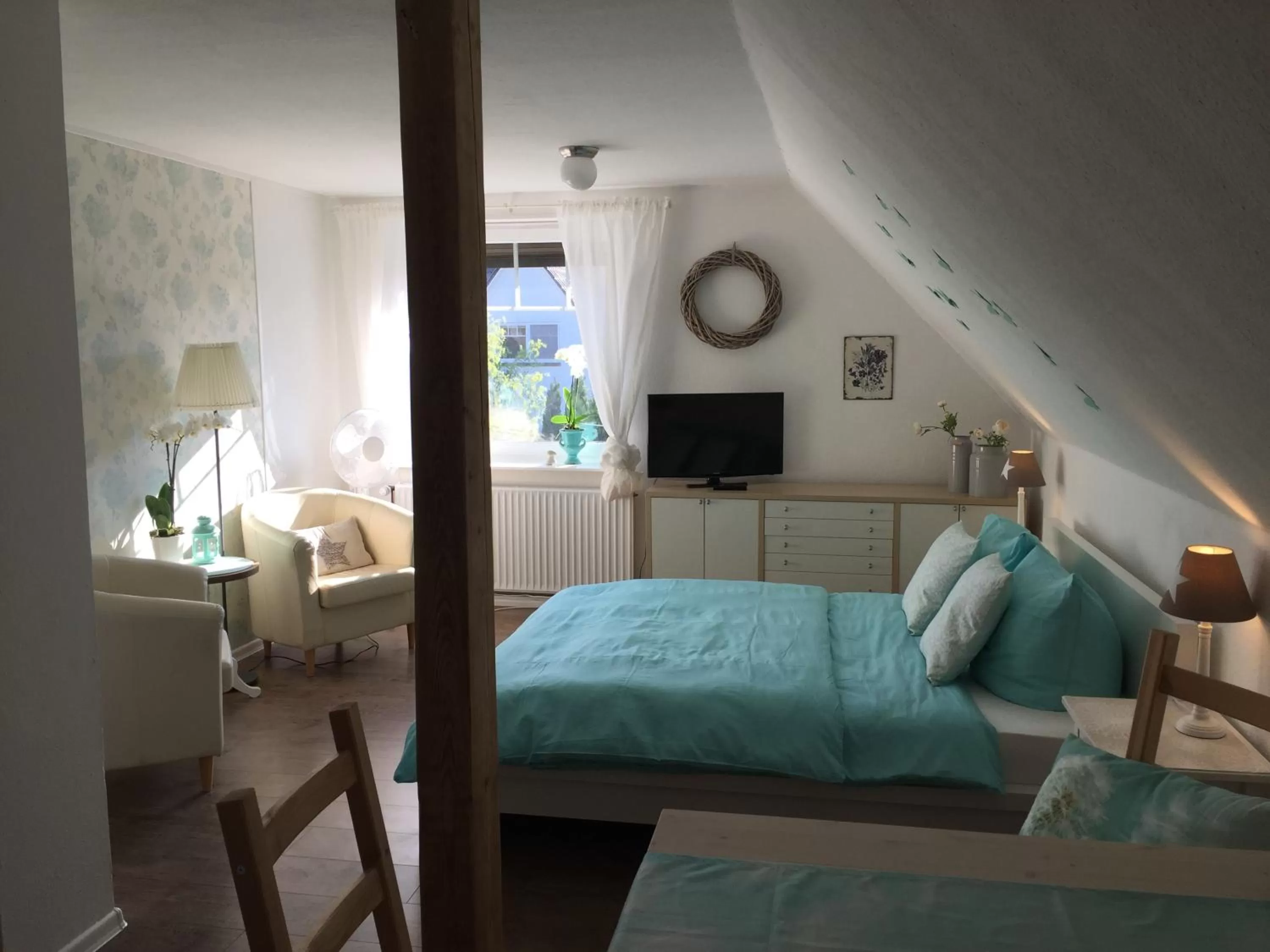 Bedroom, Bed in B&B Worpsweder Blick