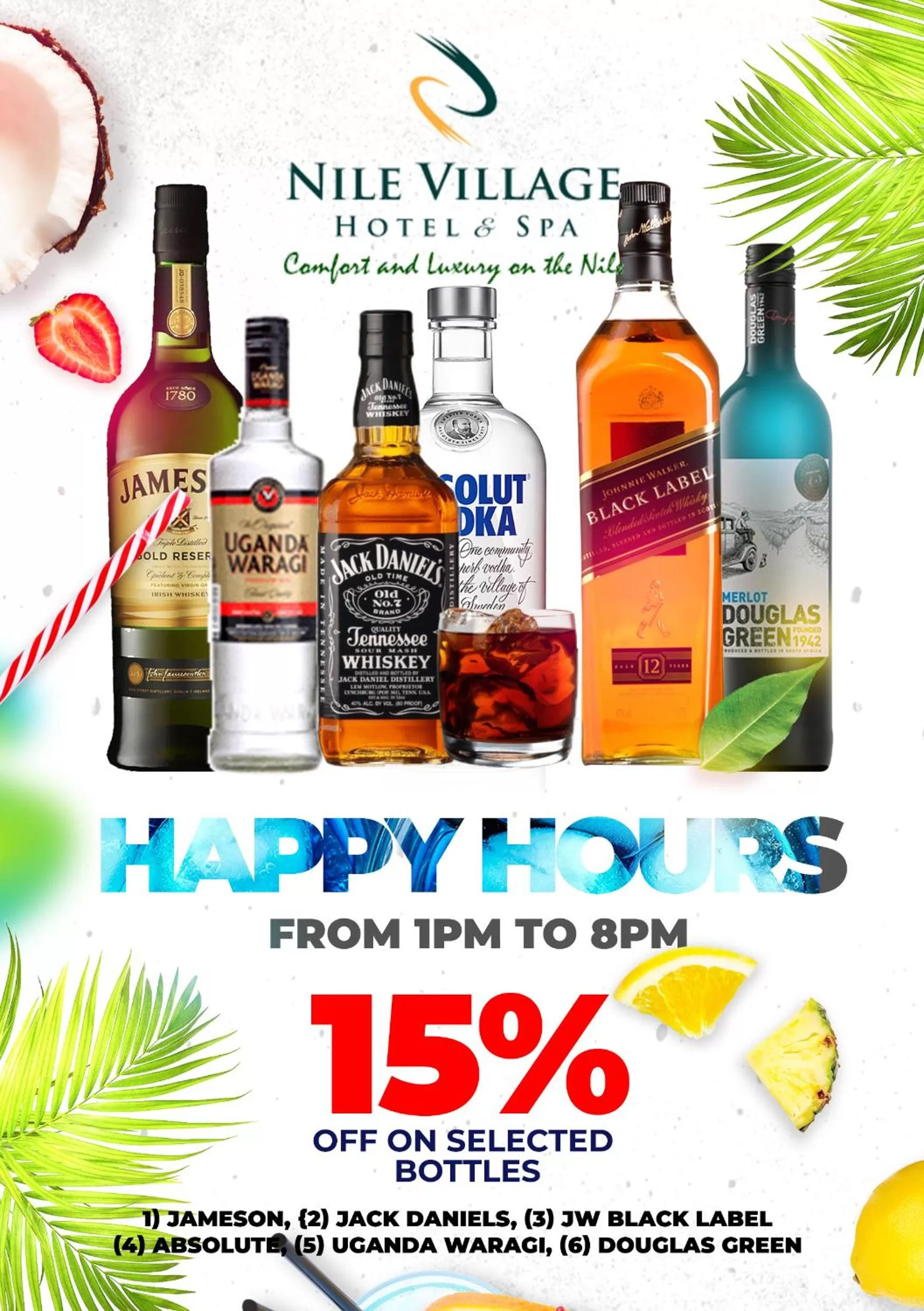 Text overlay in Nile Village Hotel & Spa