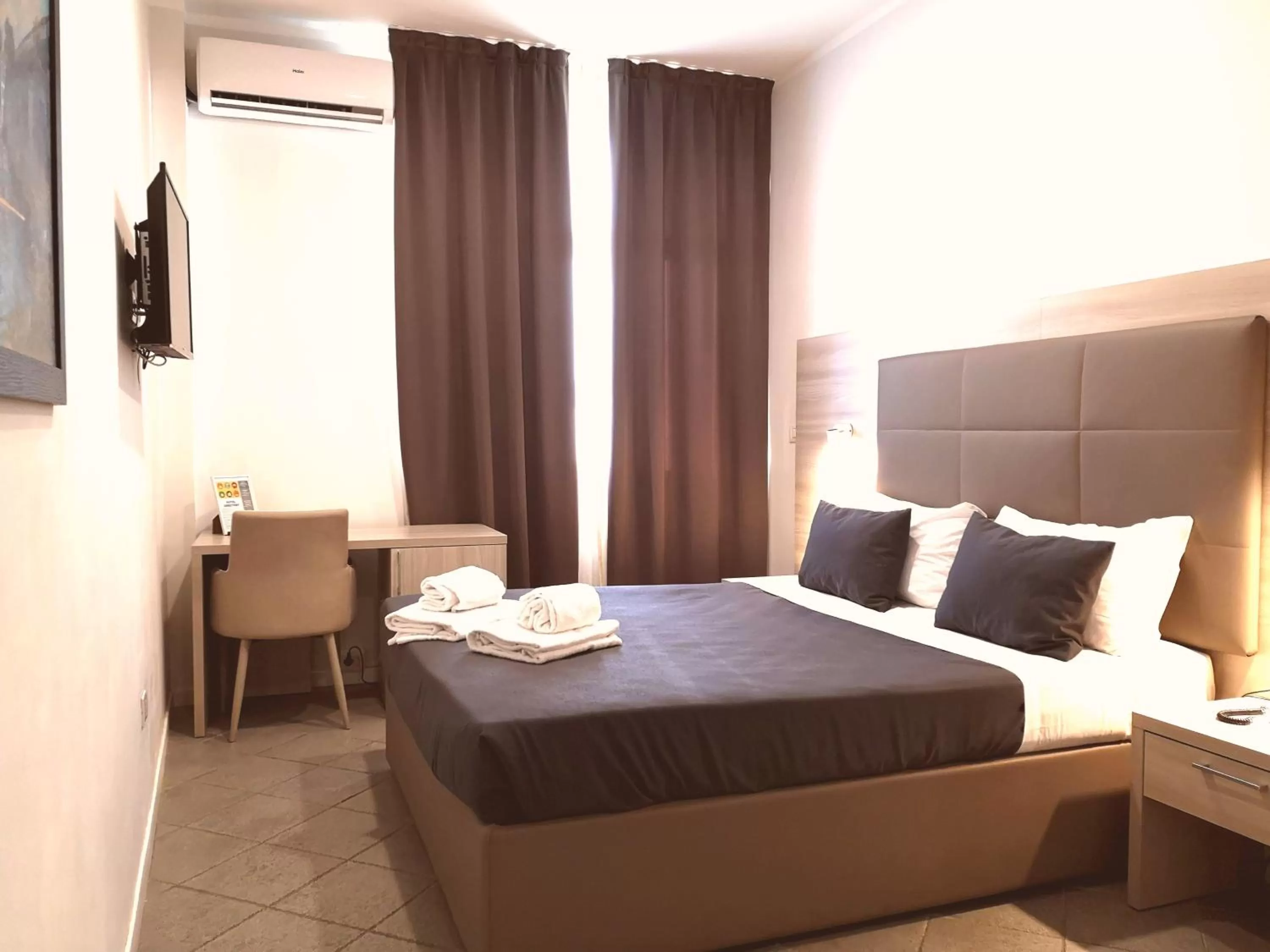 Bed in Academy Hotel