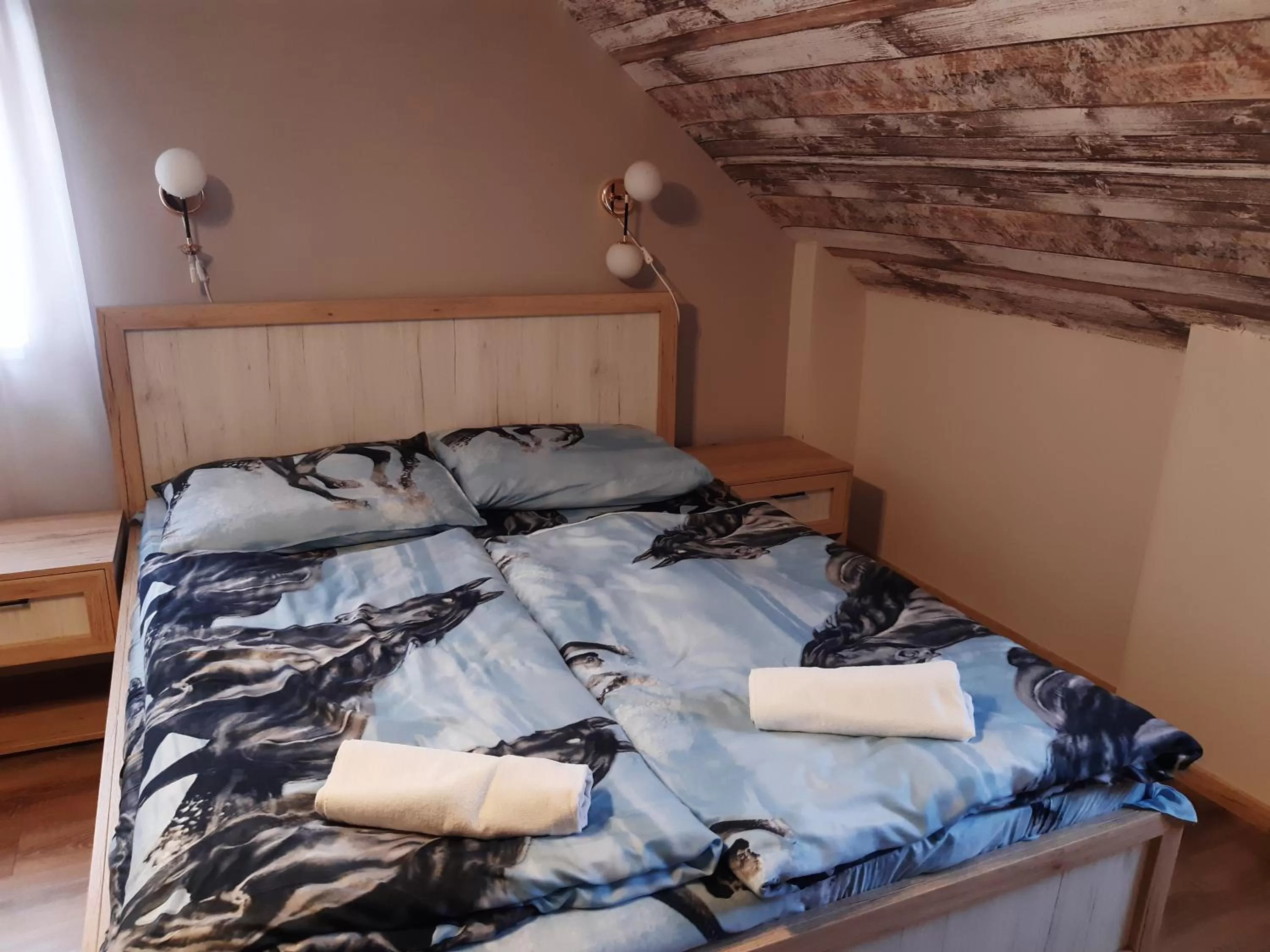 Bed in Mátyus Udvarház Kengyel Fogadó Eger