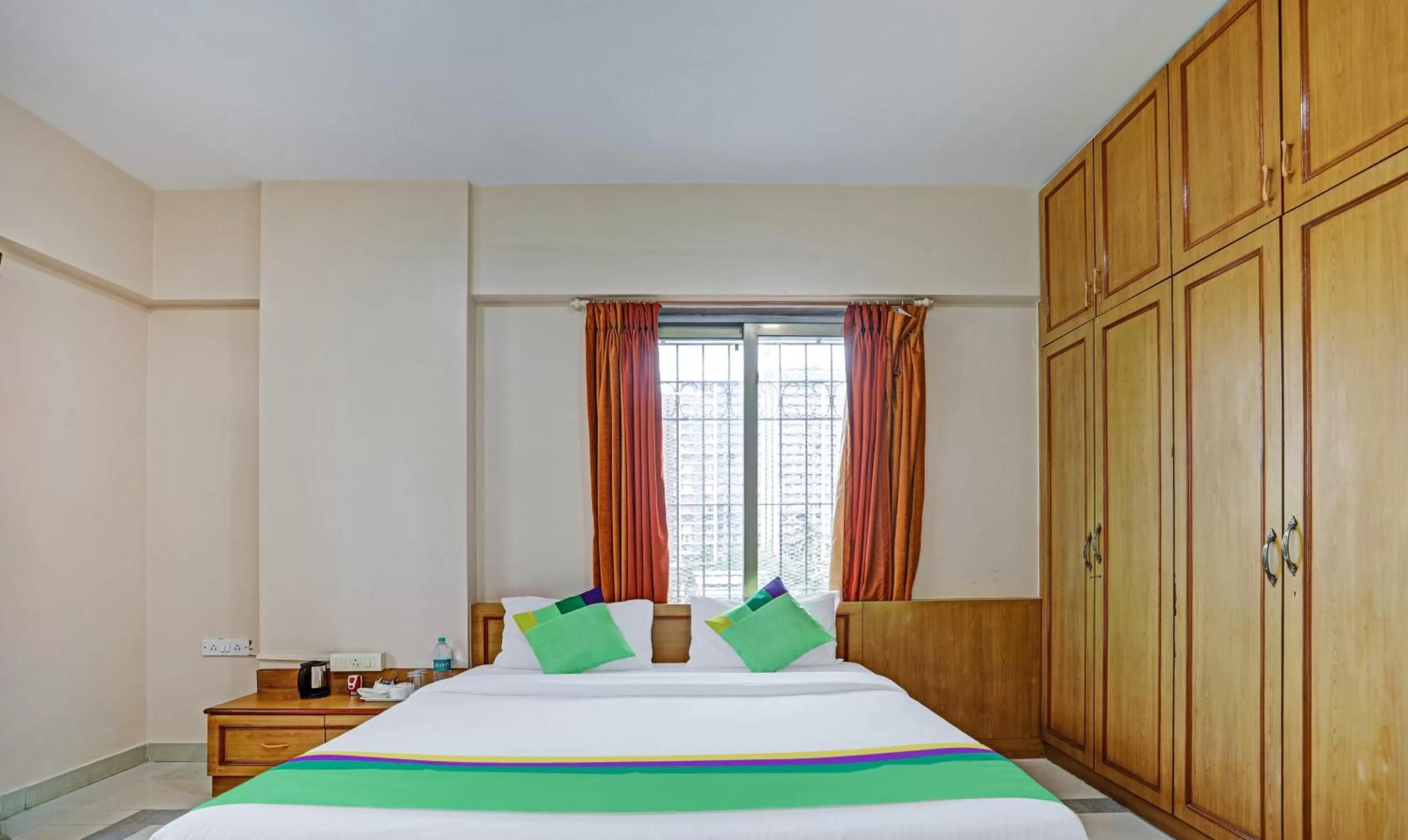 Bed in Treebo Trend Welcome Apartments