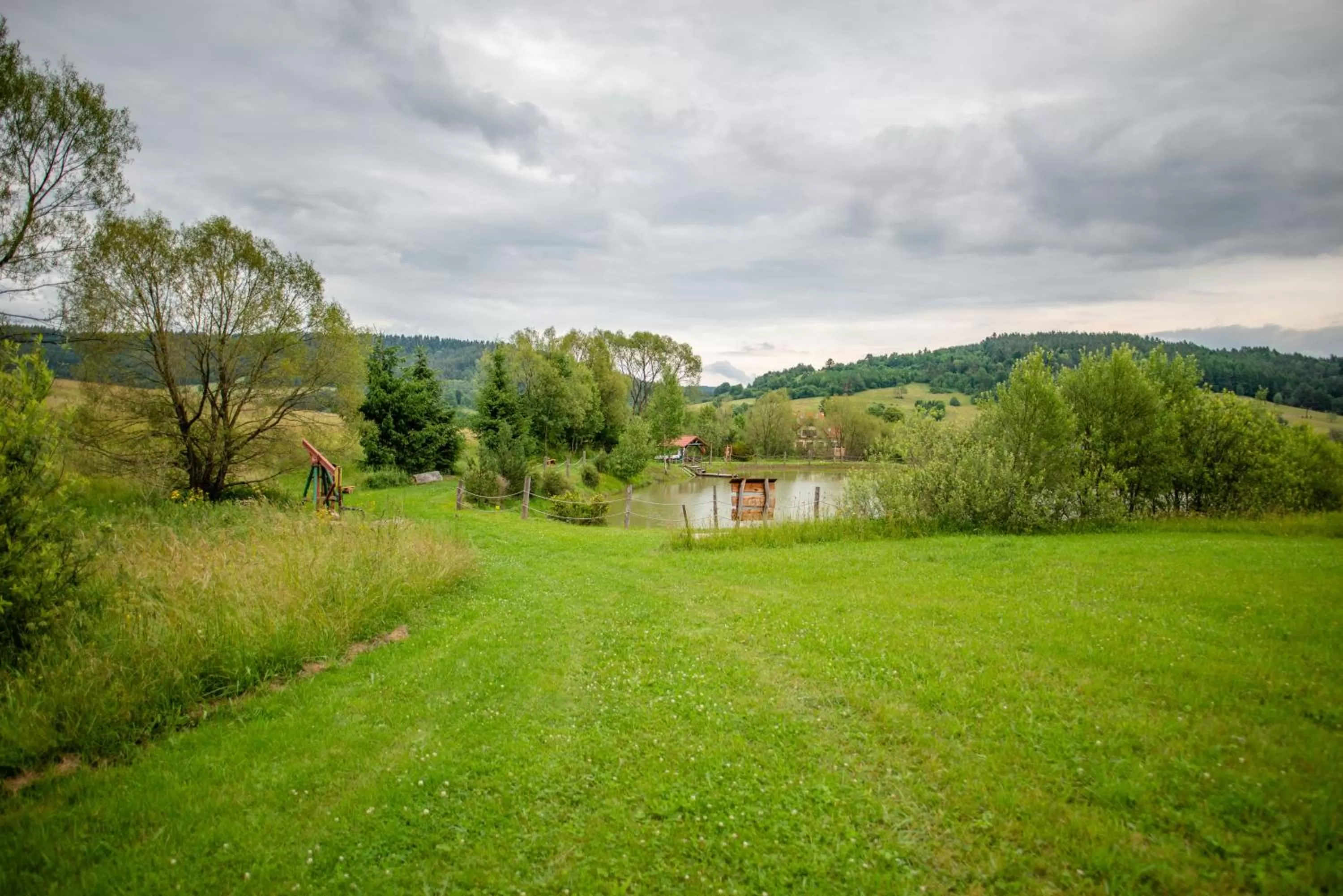 Natural landscape in Gościniec Pięciu Stawów