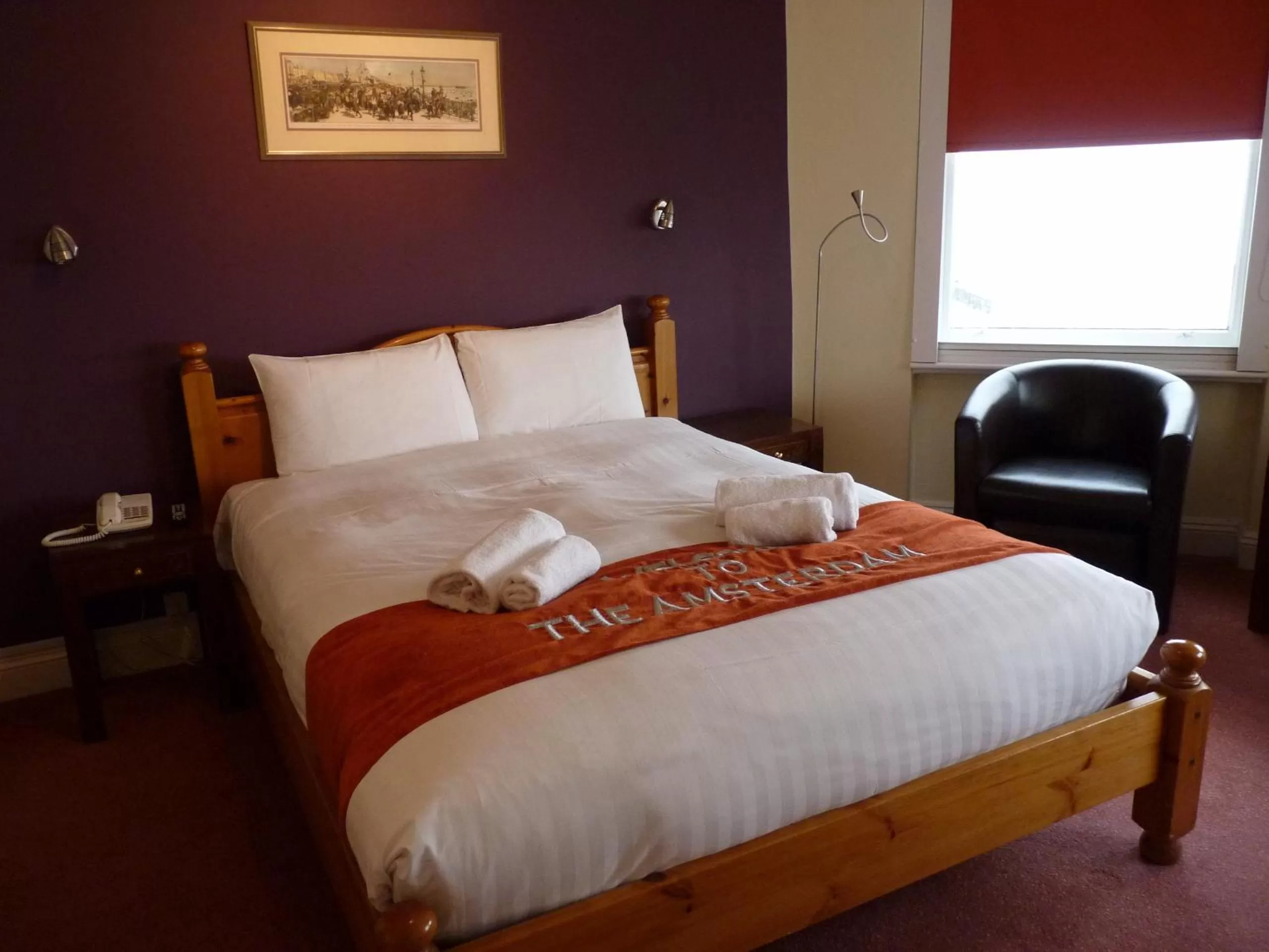 Bedroom, Bed in Amsterdam Hotel Brighton Seafront