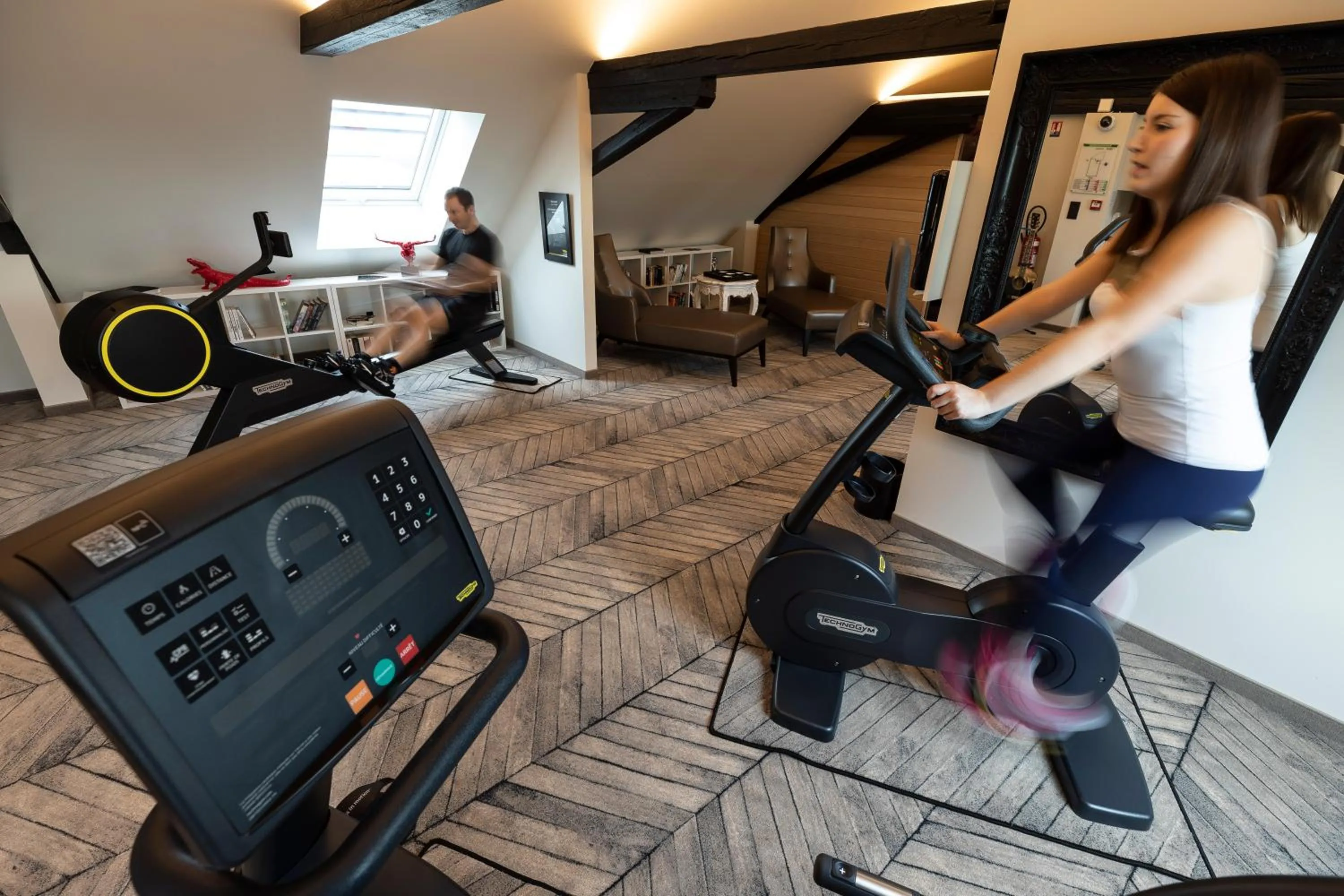 Fitness centre/facilities in Hotel Arok
