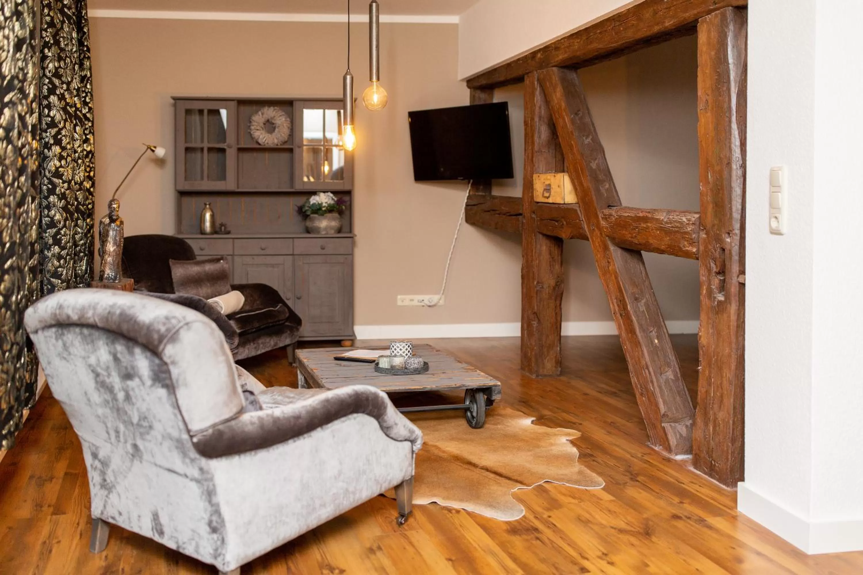 TV and multimedia, Seating Area in Hotel Inselhof