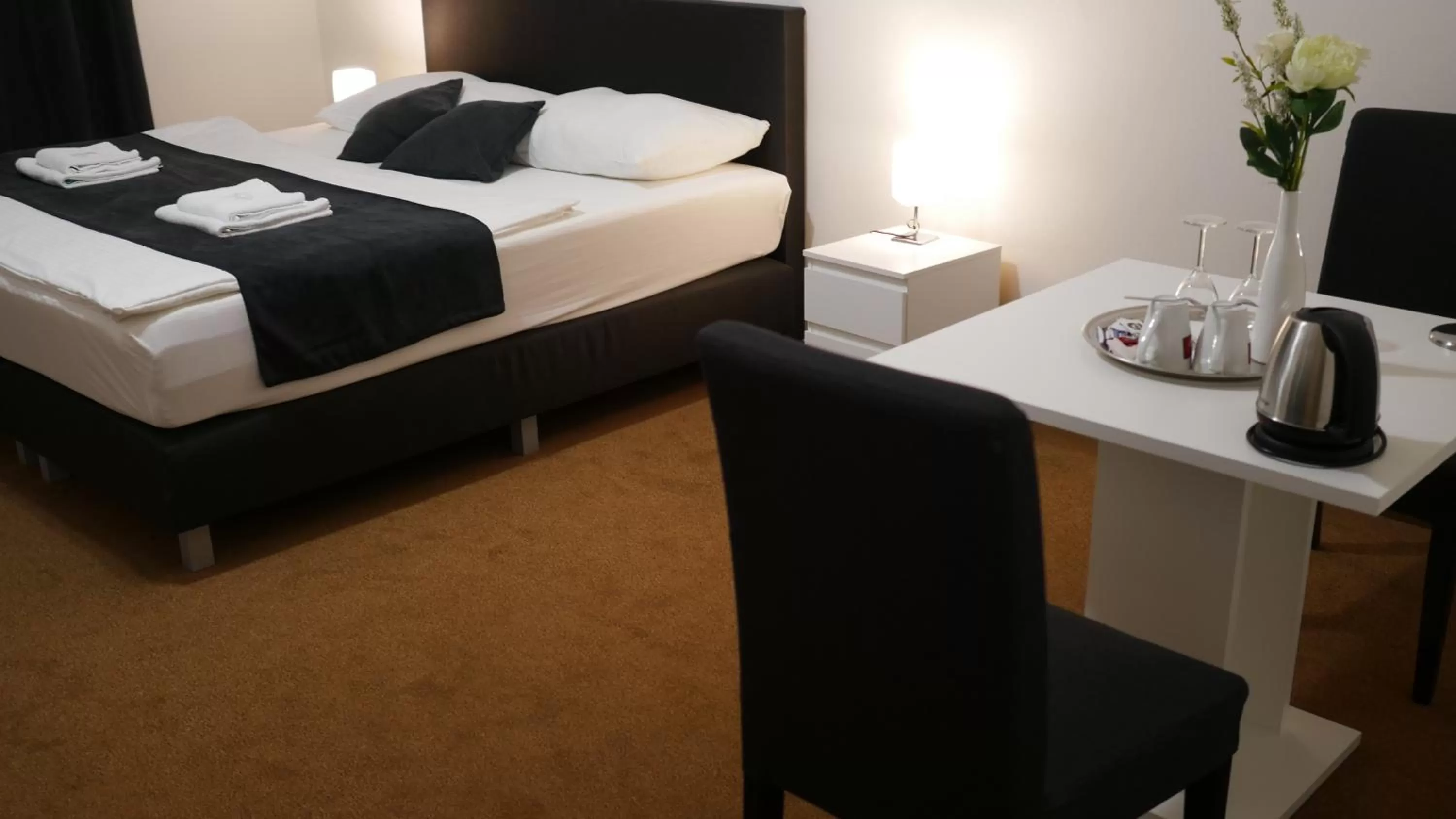 Bed in Hotel Bílý Koníček