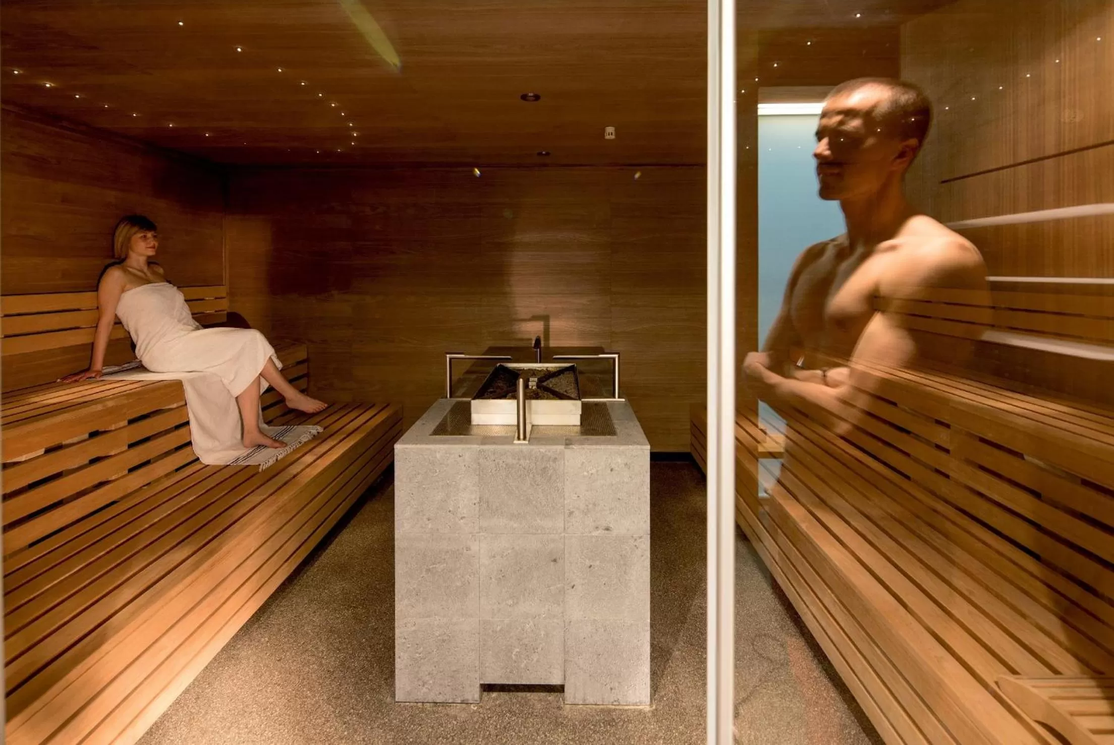 Sauna in Seehotel Wilerbad Spa & Seminar