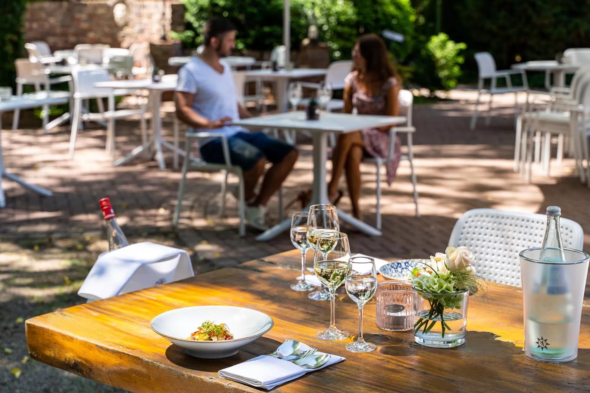 Patio in Waldhotel Tannenhäuschen