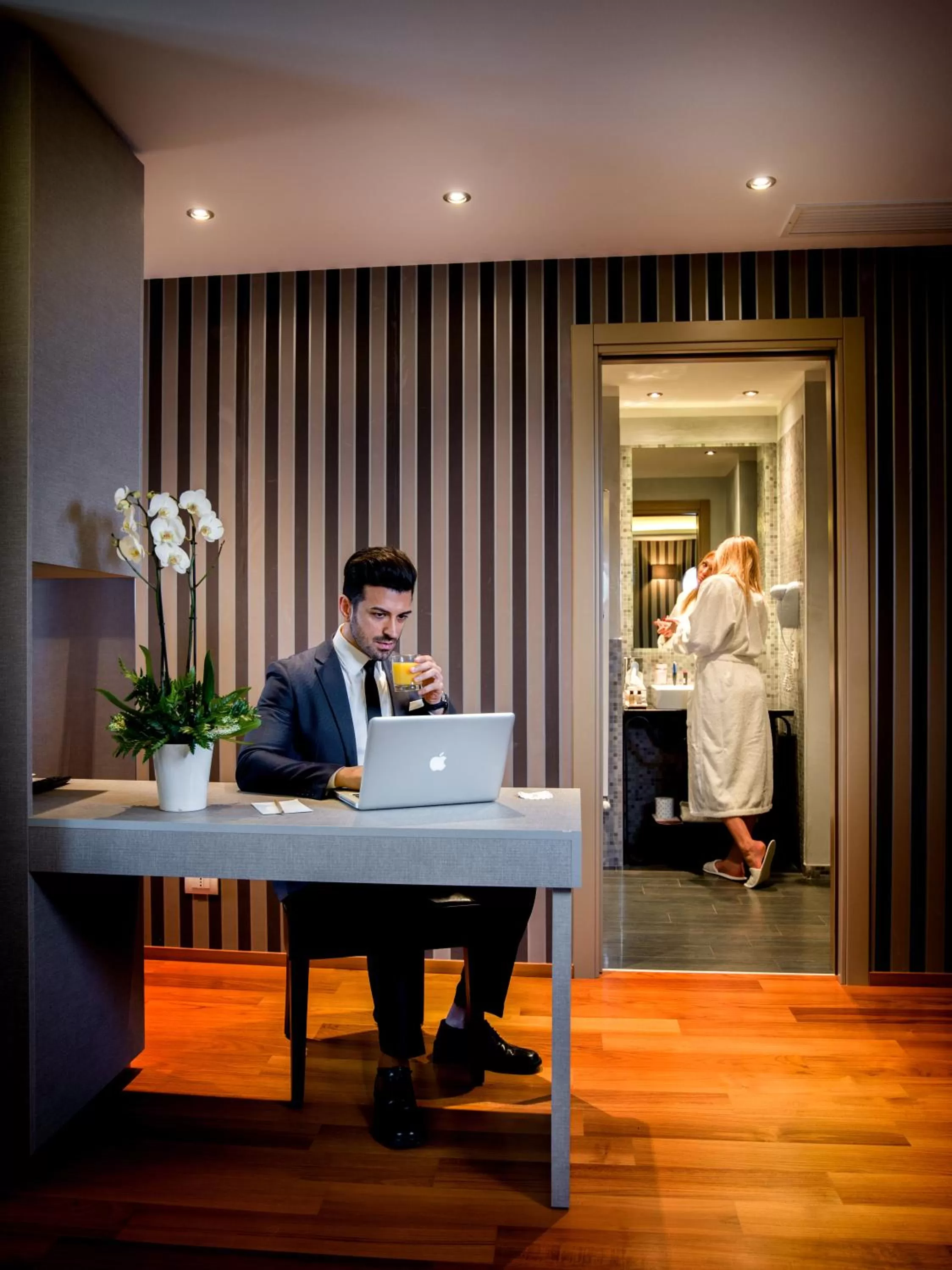 Bathroom in Callistos Hotel & Spa