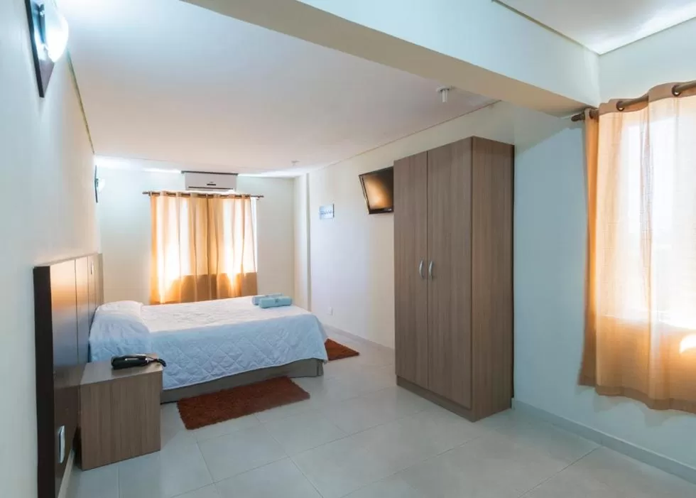 Photo of the whole room, Bed in Monte Serrat Hotel