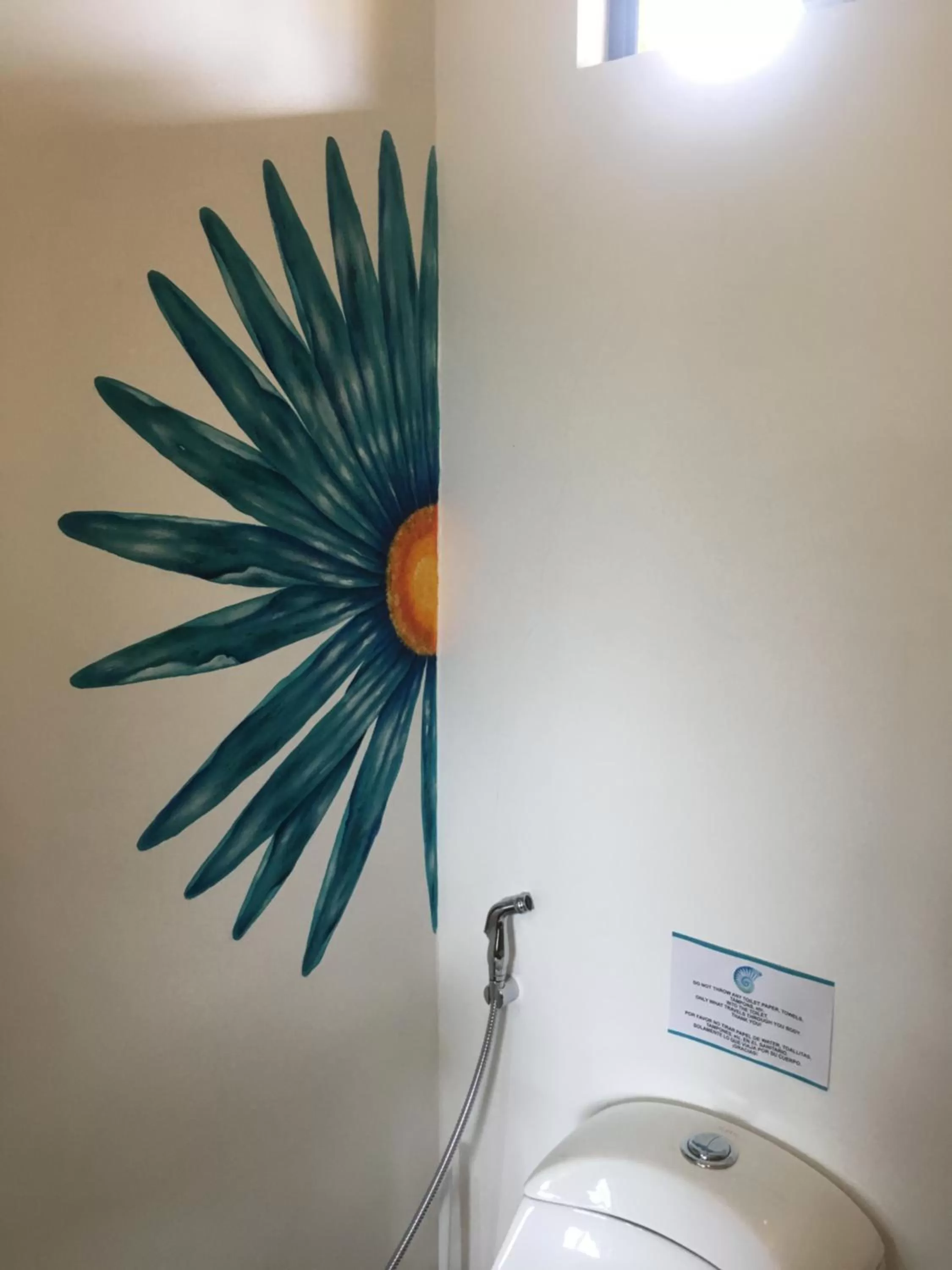 Decorative detail, Bathroom in Hotel La Caracola