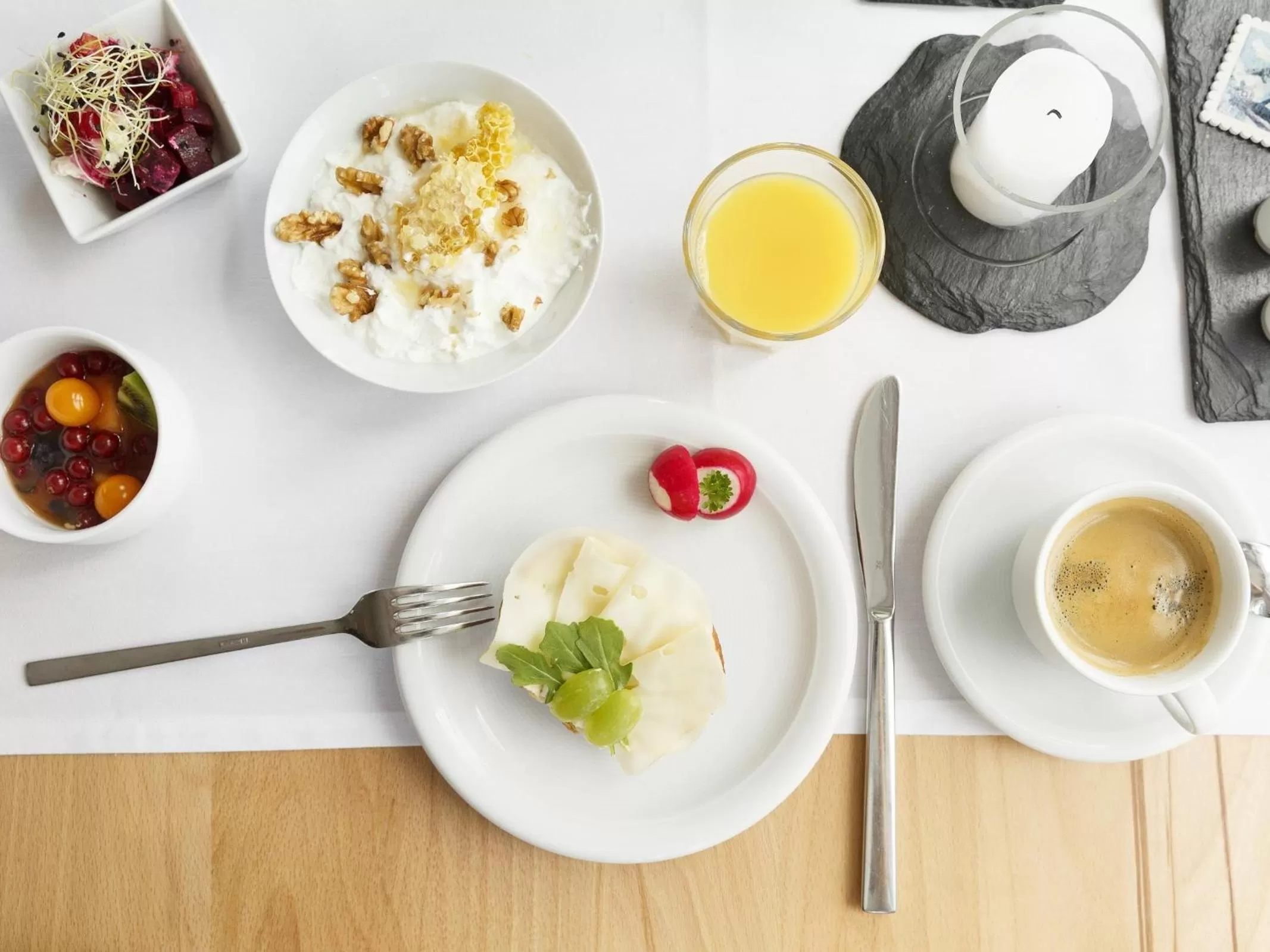 Food and drinks in Villa Siegfried