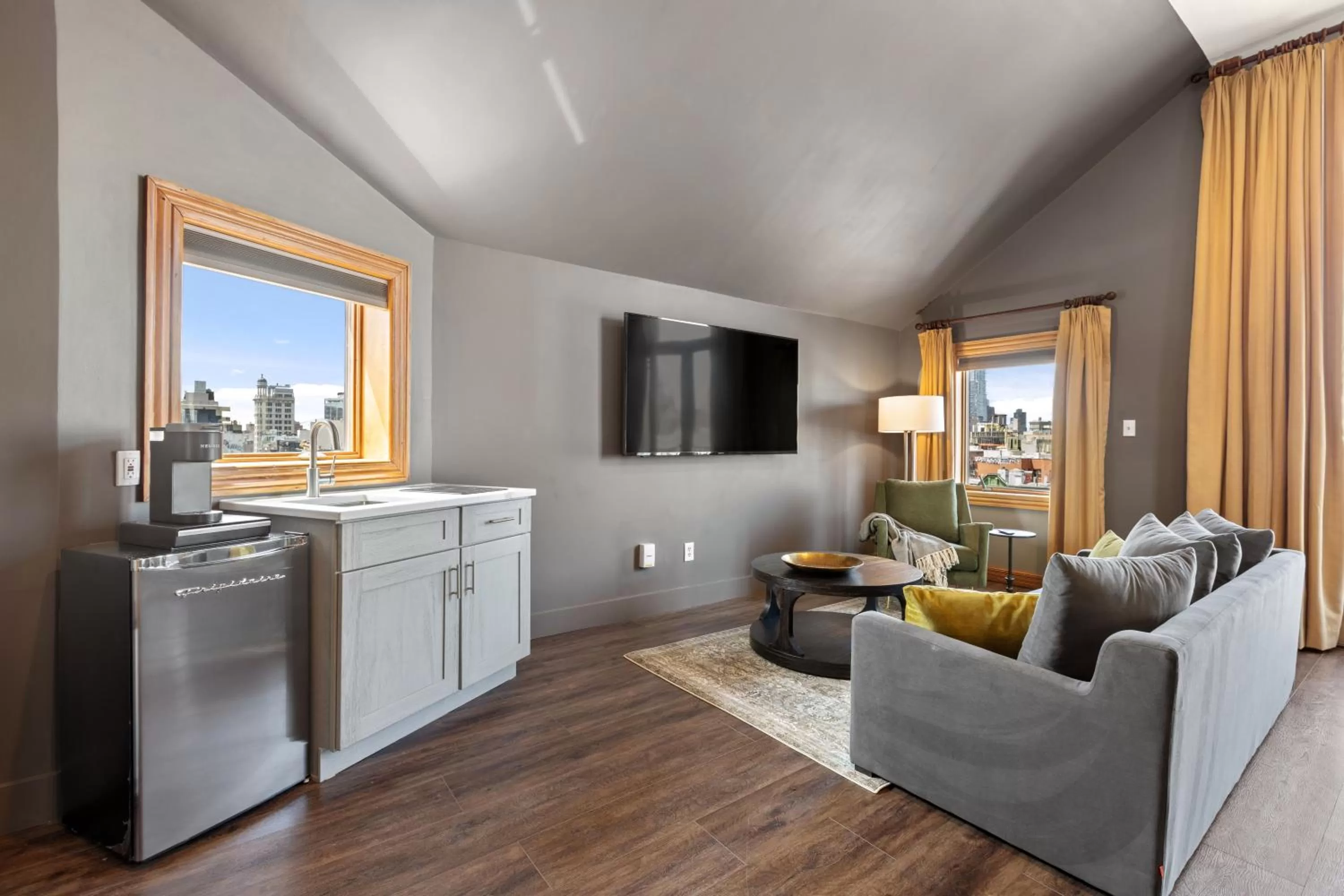 Seating area in The Historic Blue Moon Hotel - NYC