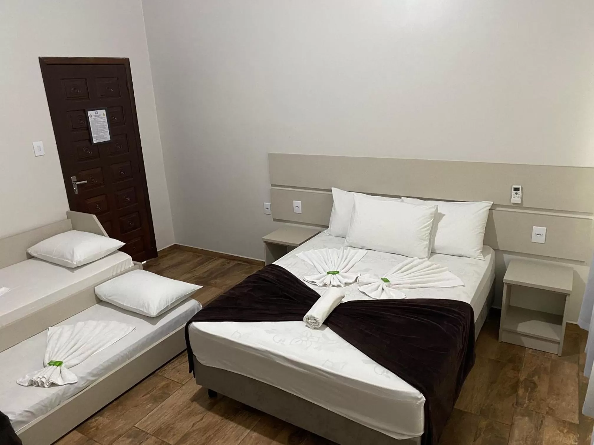 Bed in Hotel Panorâmico