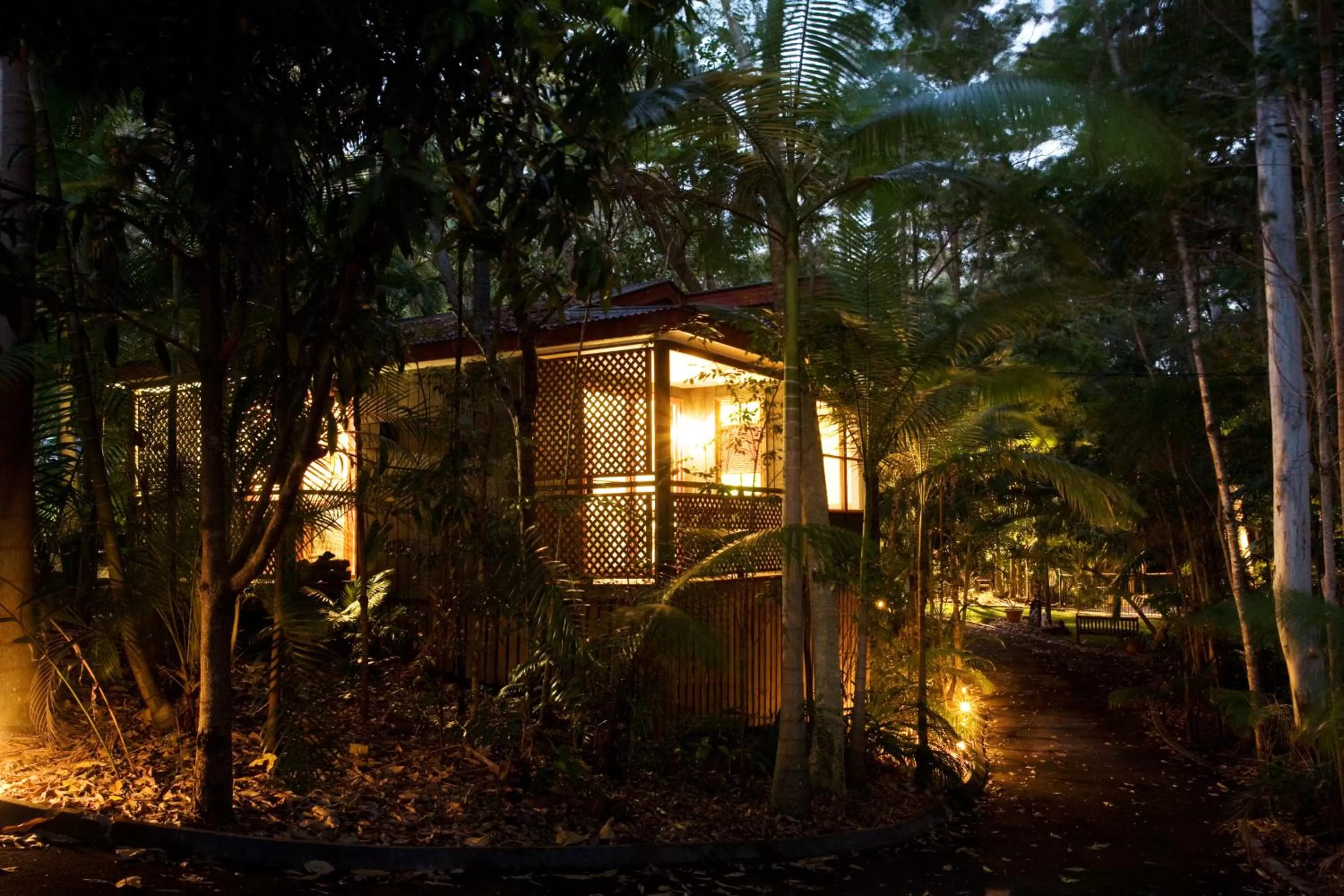 Property building in Amore On Buderim Rainforest Cabins
