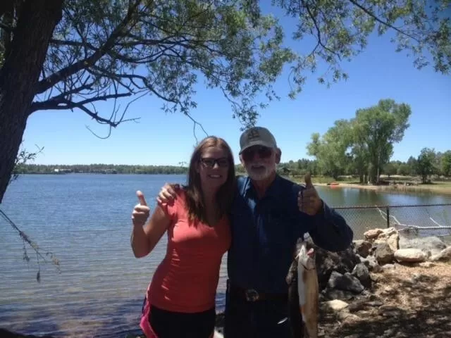 Fishing in Rainbows End Fishing Resort