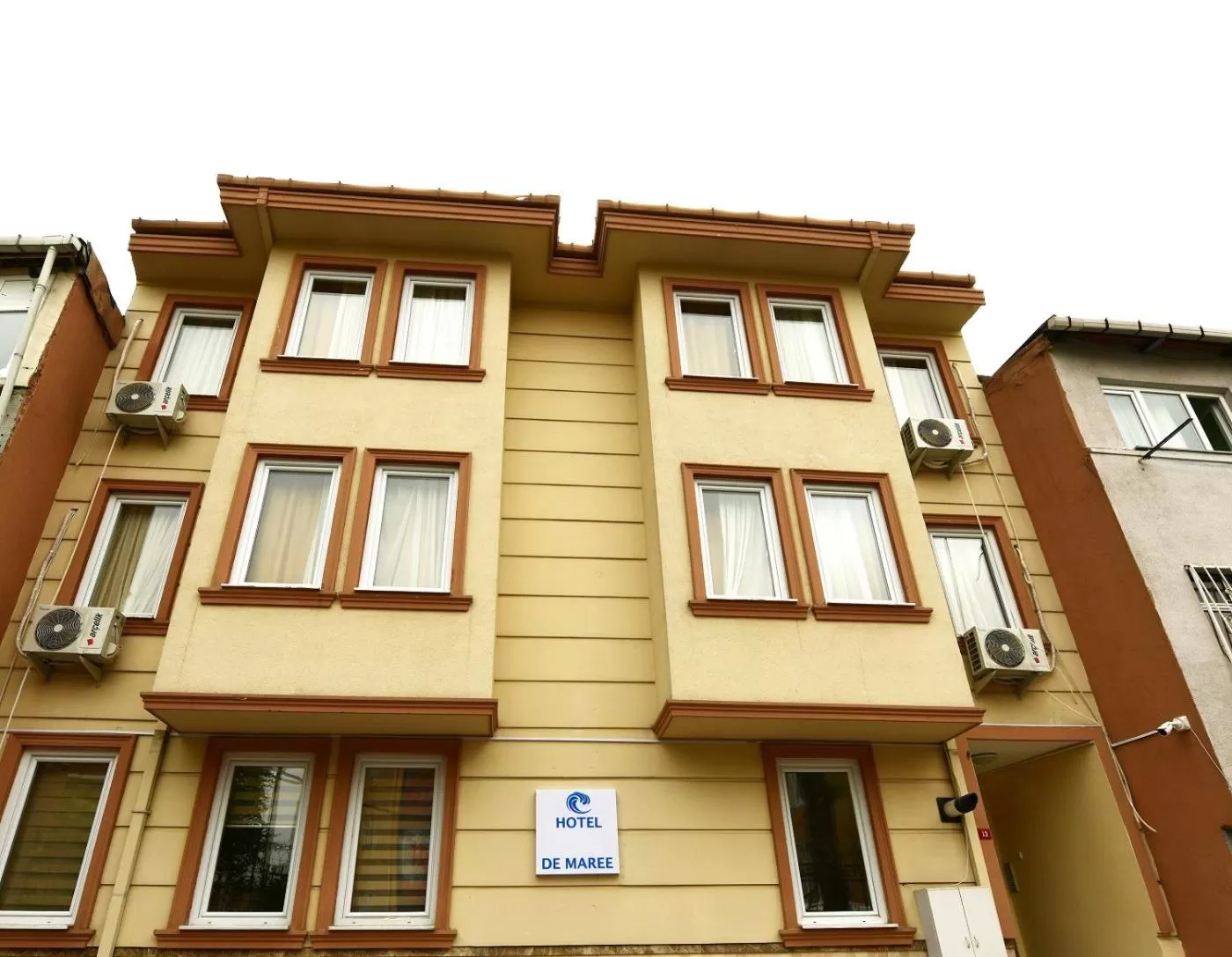 Facade/entrance in De Marêe