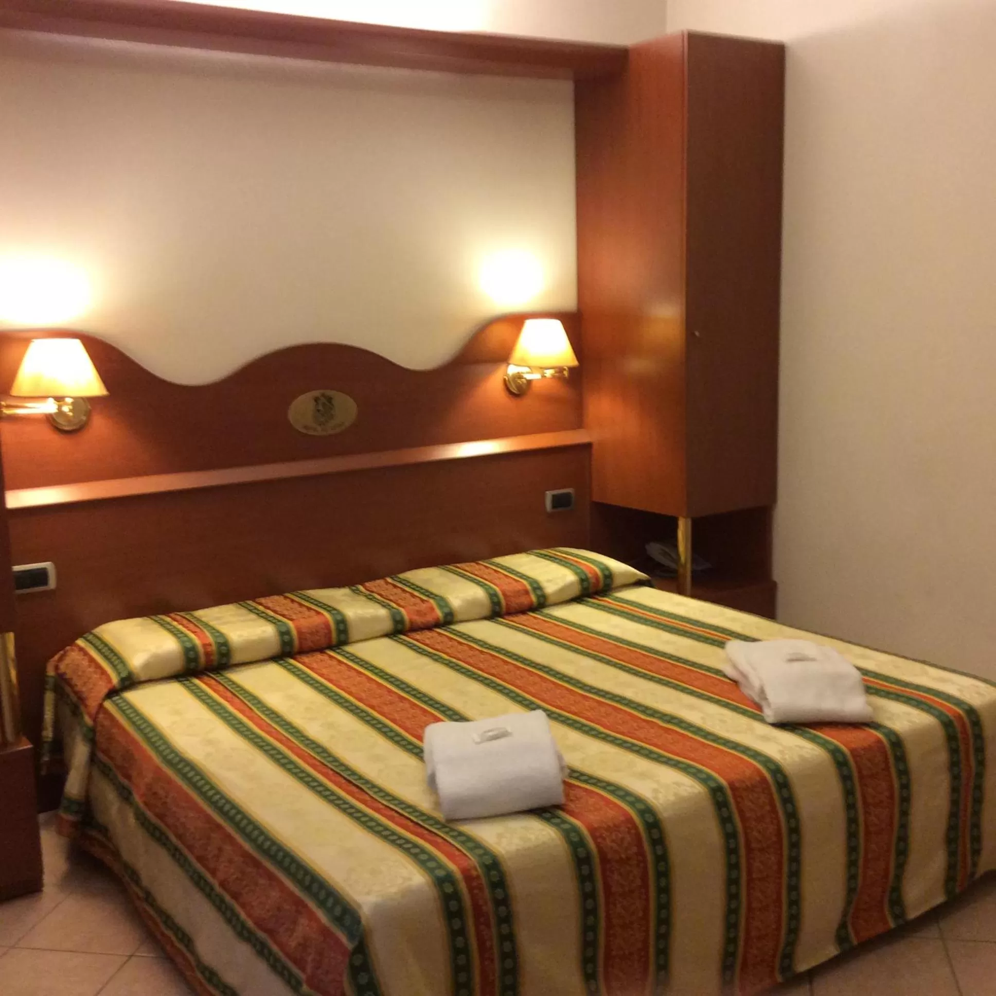 Bedroom, Bed in Hotel Pizzeria Ristorante "Al Leone"