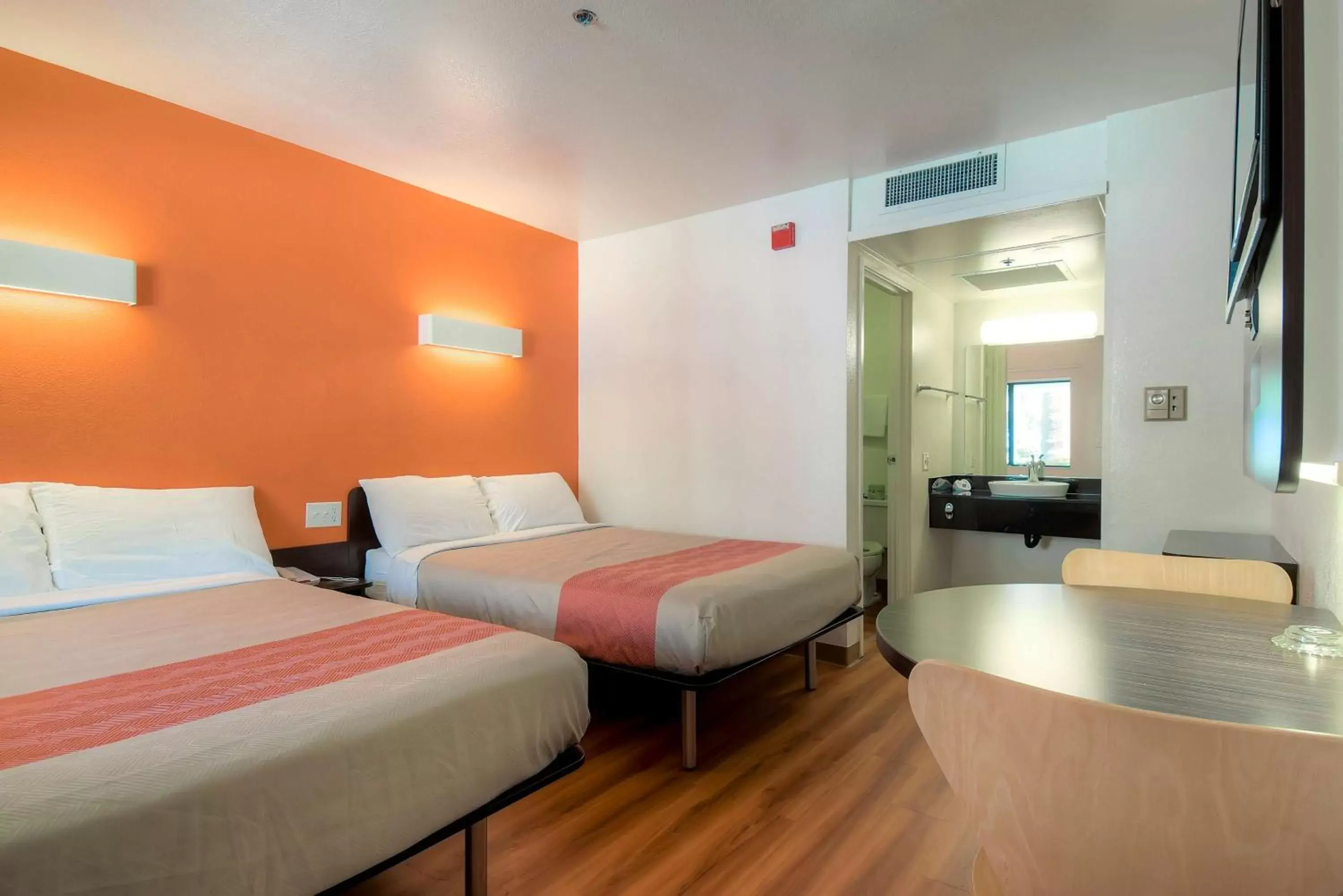 Double Room - Disability Access - Roll In Shower in Motel 6-Palm Springs, CA - Downtown Double Room - Disability Access - Roll In Shower in Motel 6-Palm Springs, CA - Downtown