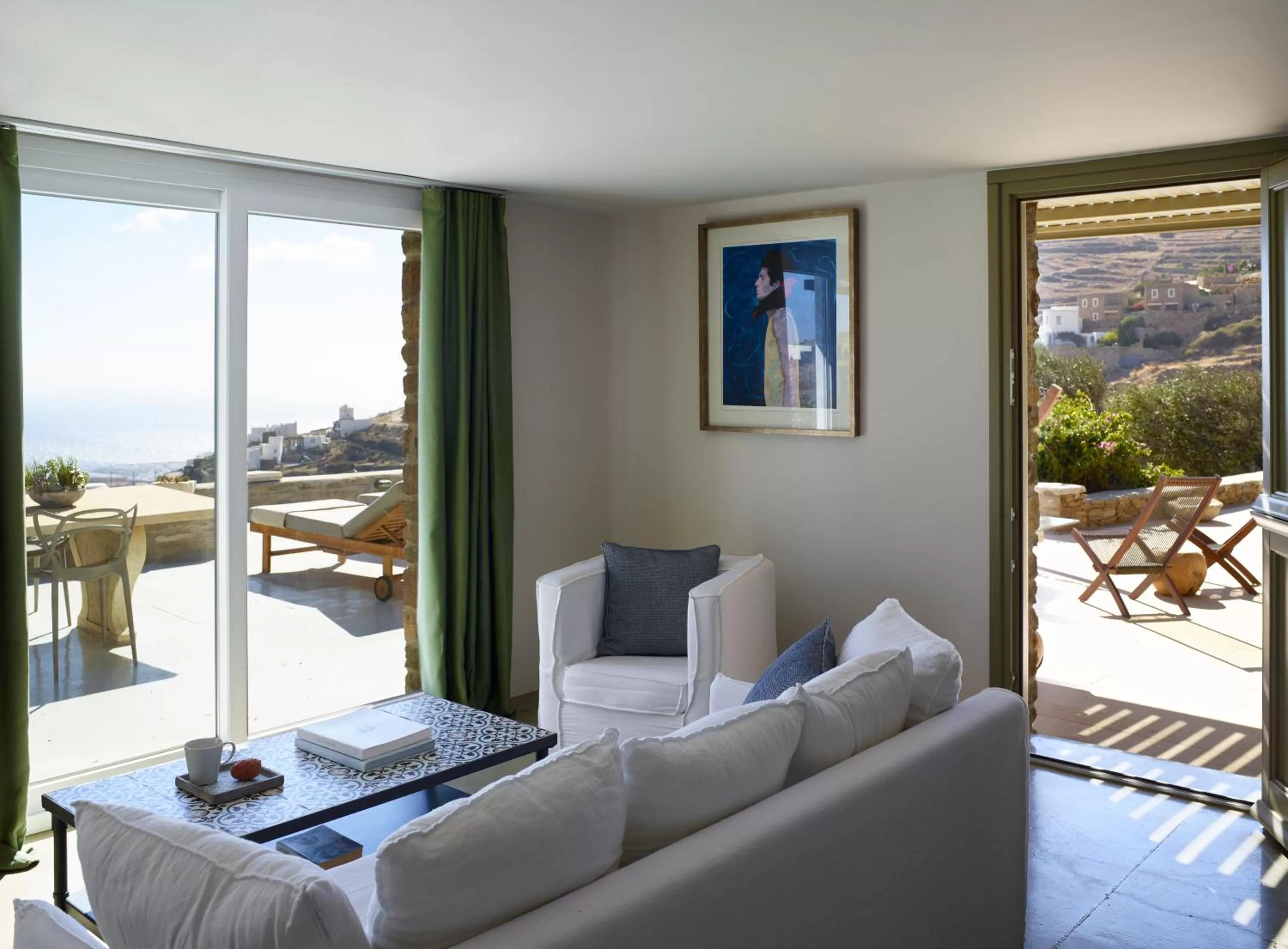Balcony/Terrace in Aeolis Tinos Suites