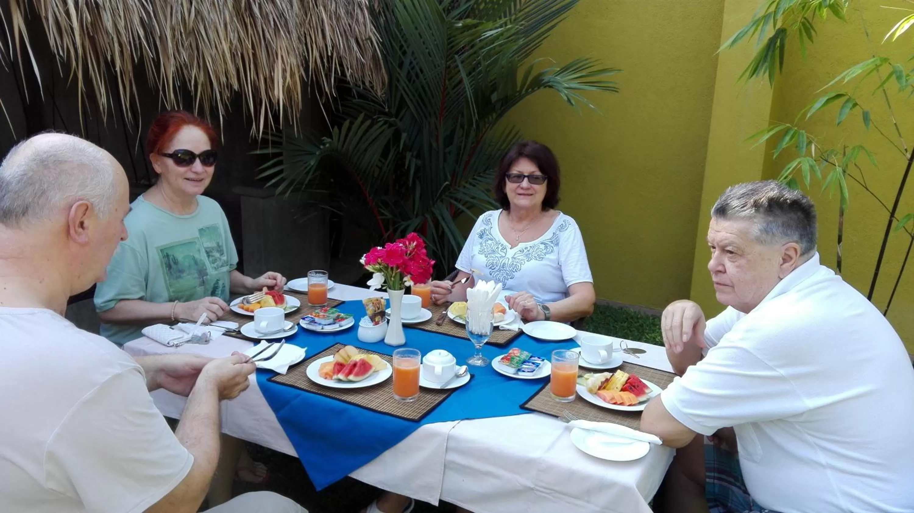 Asian breakfast in Inlak Garden Hotel